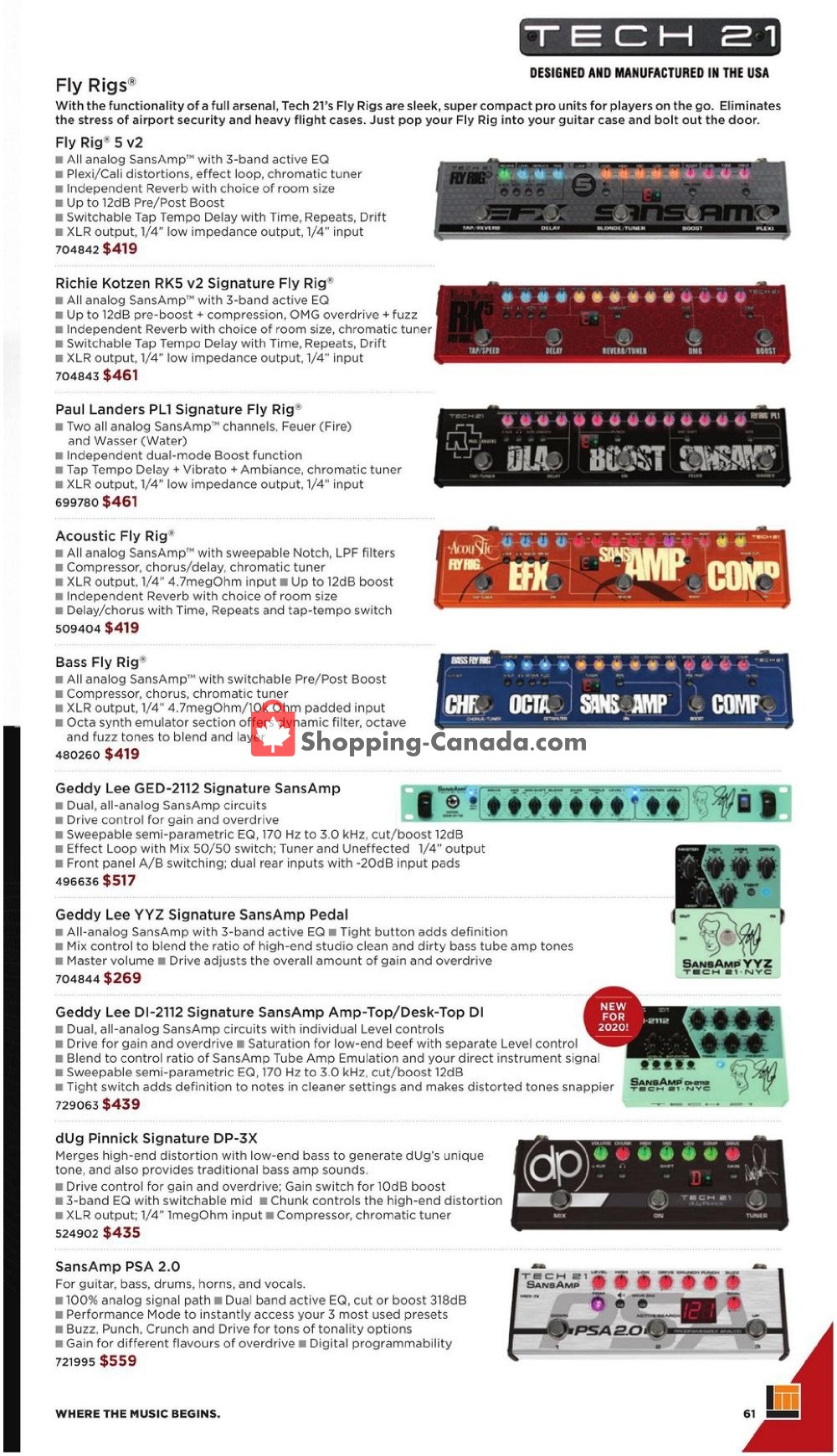Long & McQuade flyer from Thursday October 8, 2020 to Saturday July 31, 2021 - page 61