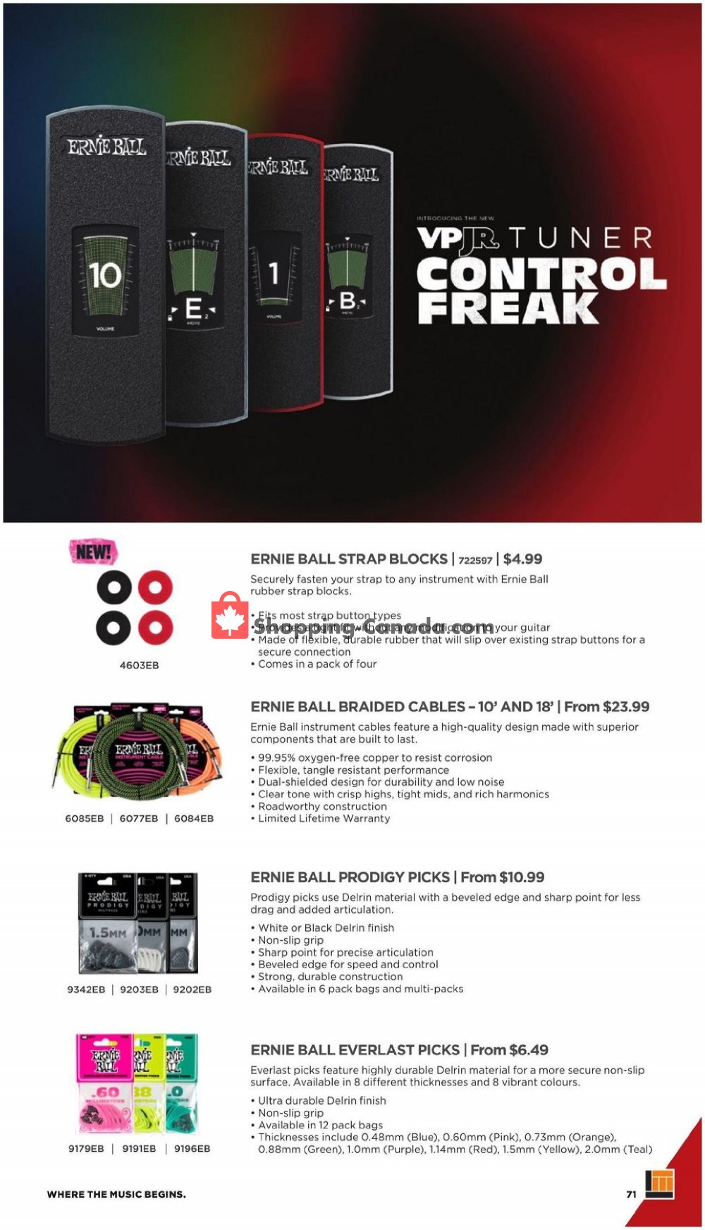 Long & McQuade flyer from Thursday October 8, 2020 to Saturday July 31, 2021 - page 71