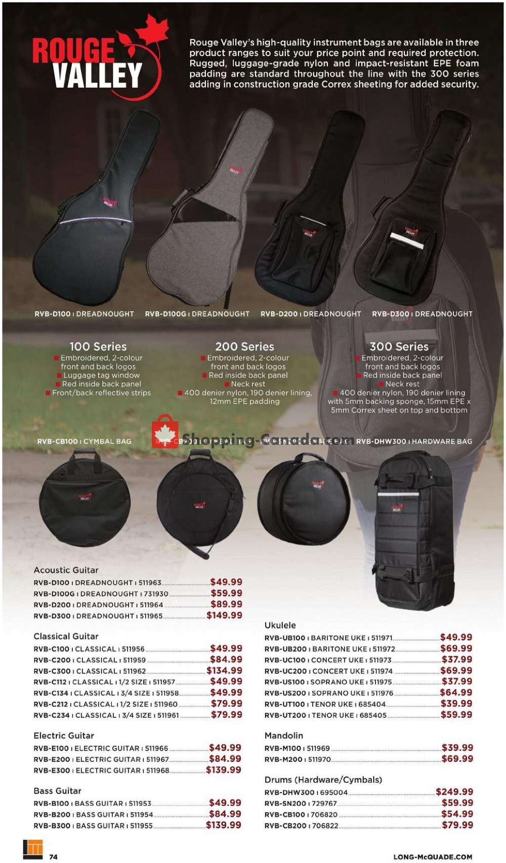 Long & McQuade flyer from Thursday October 8, 2020 to Saturday July 31, 2021 - page 74