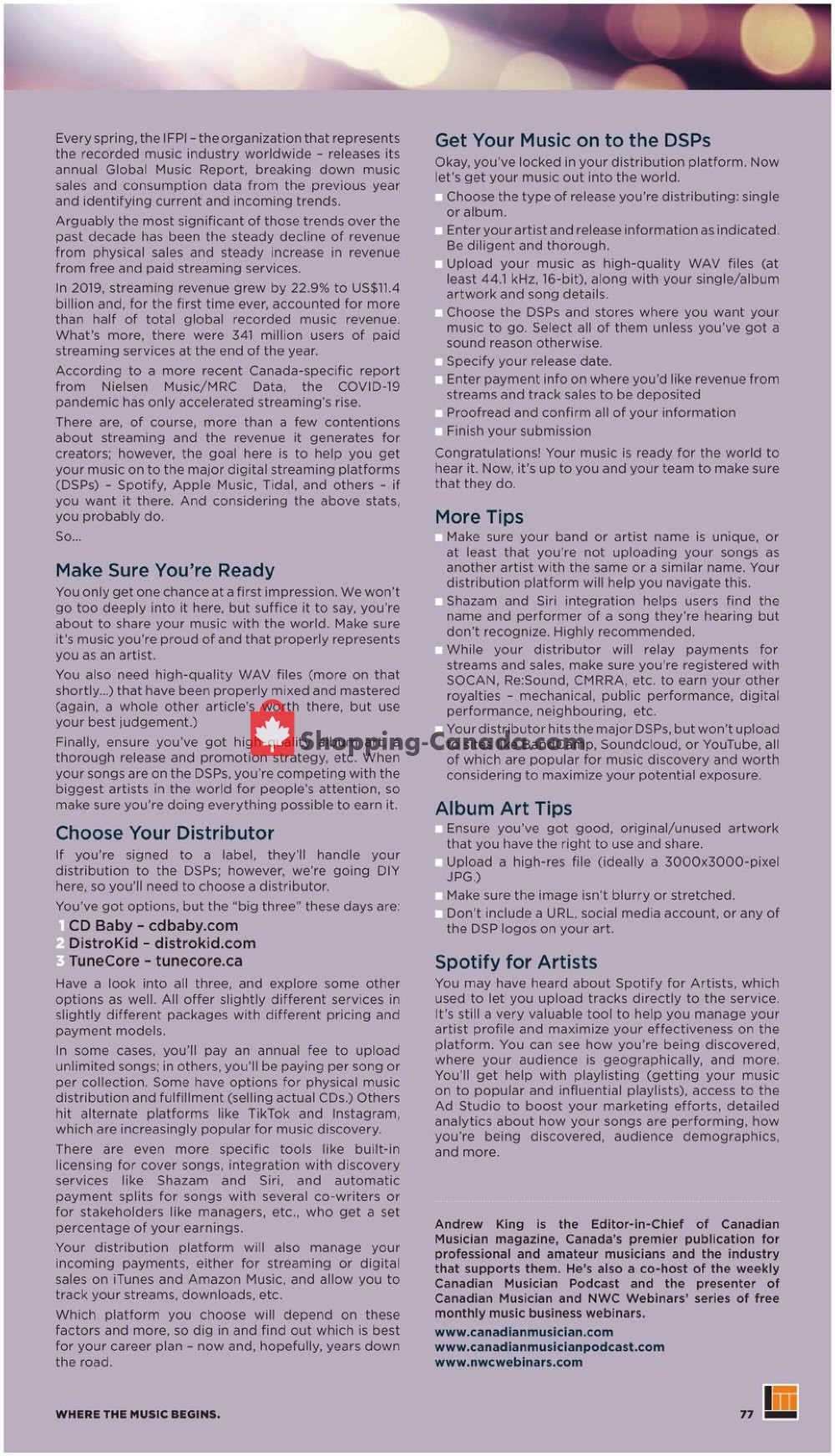 Long & McQuade flyer from Thursday October 8, 2020 to Saturday July 31, 2021 - page 77