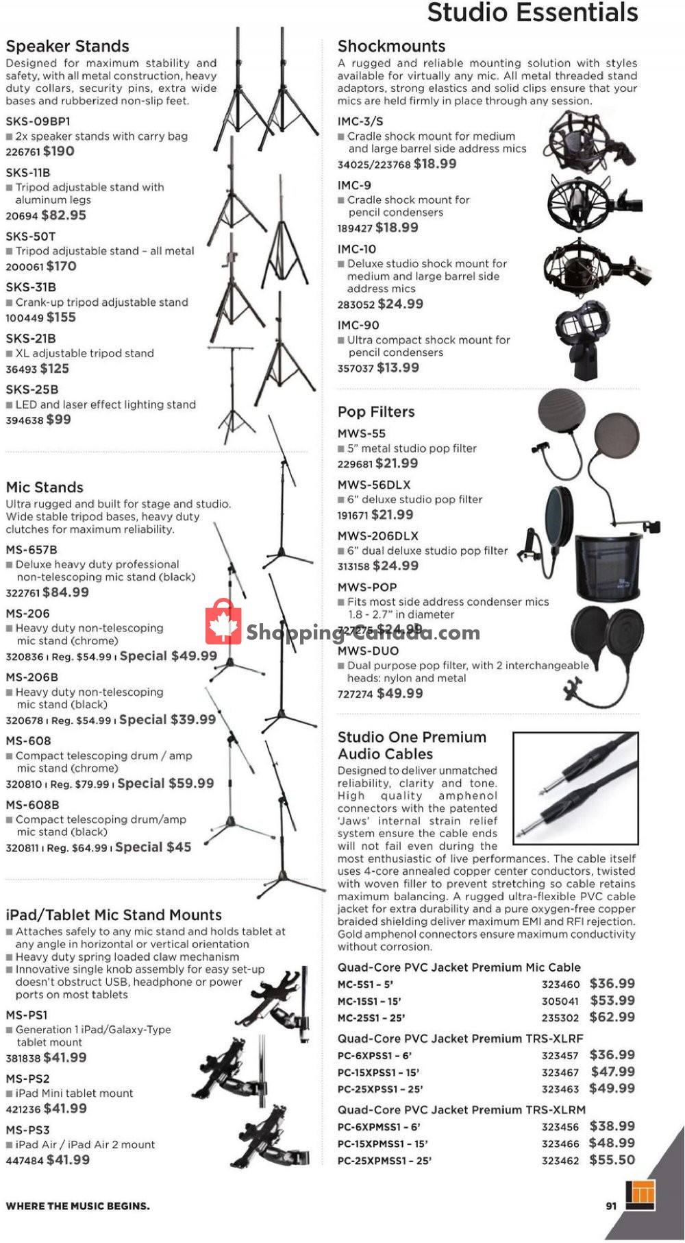Long & McQuade flyer from Thursday October 8, 2020 to Saturday July 31, 2021 - page 91