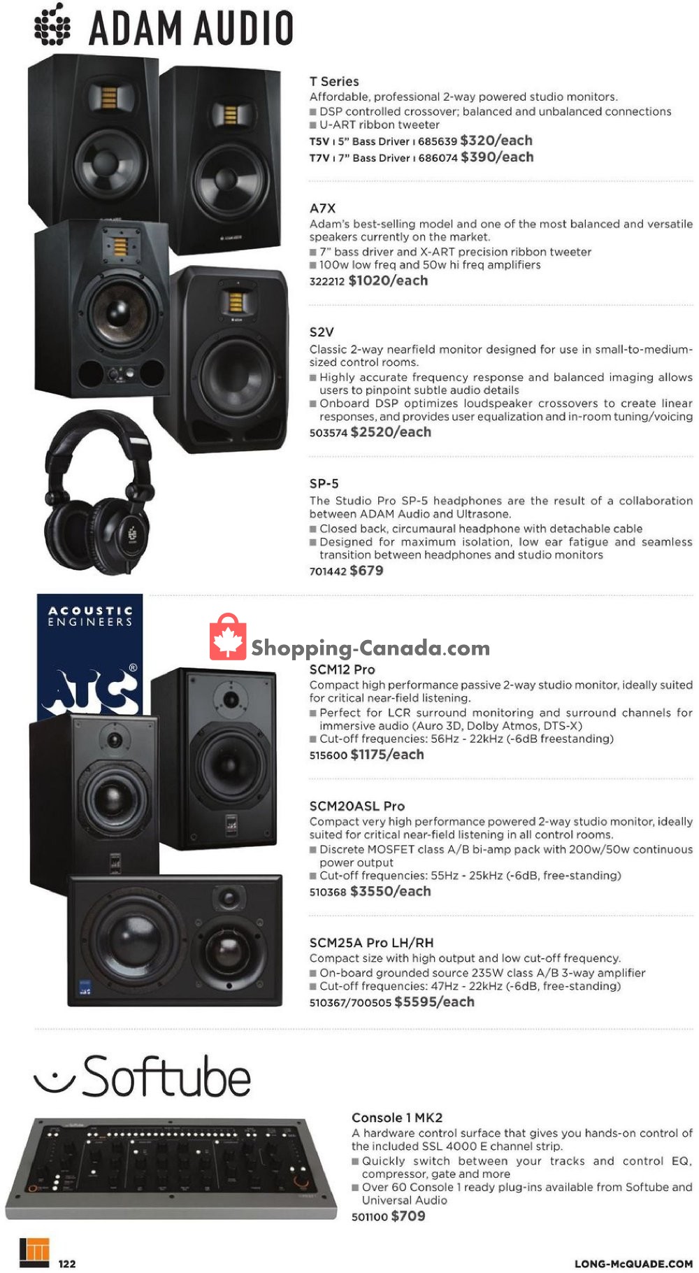 powered speakers long and mcquade