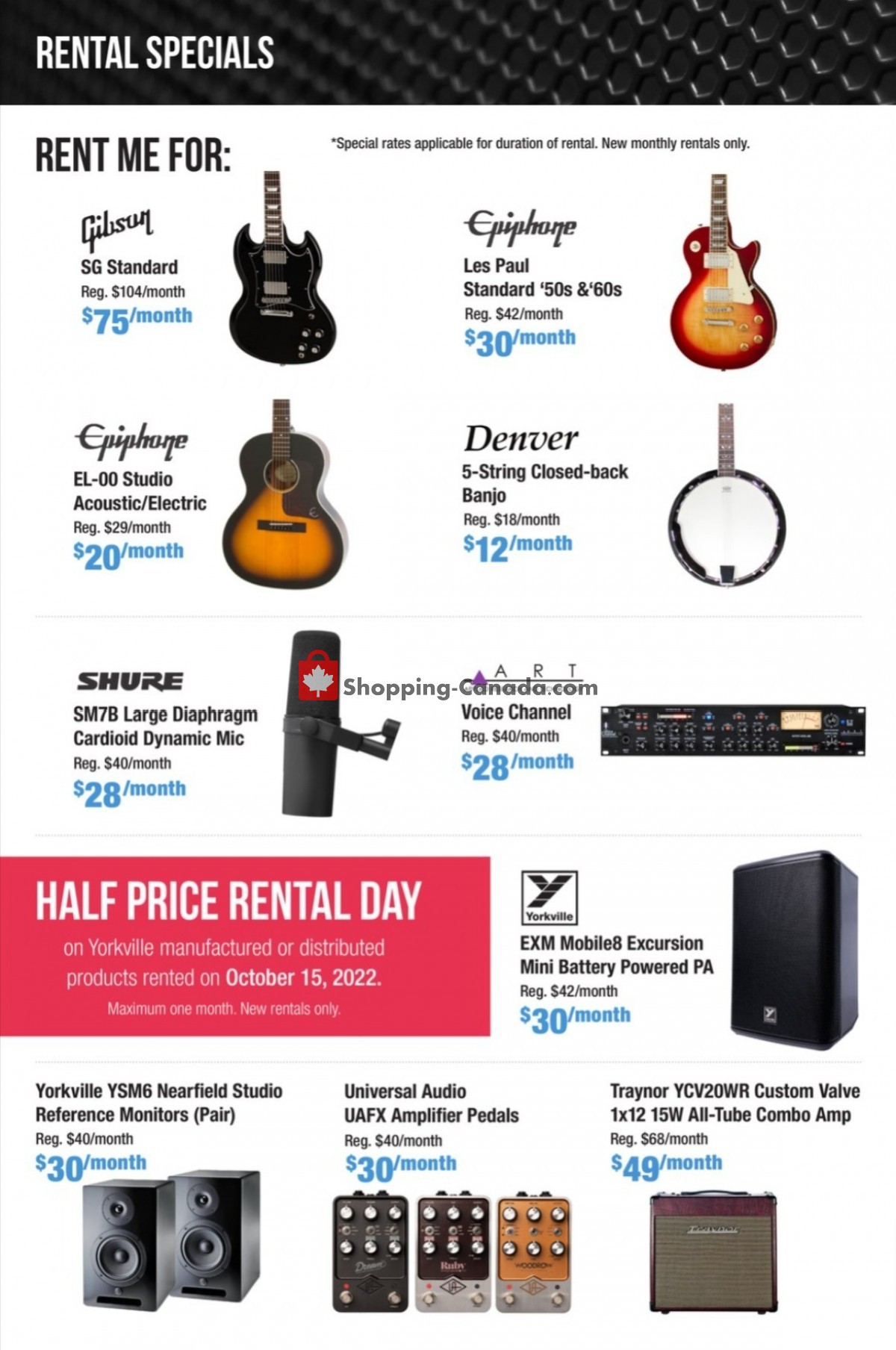 Long & McQuade flyer from Thursday September 29, 2022 to Monday October 31, 2022 - page 35