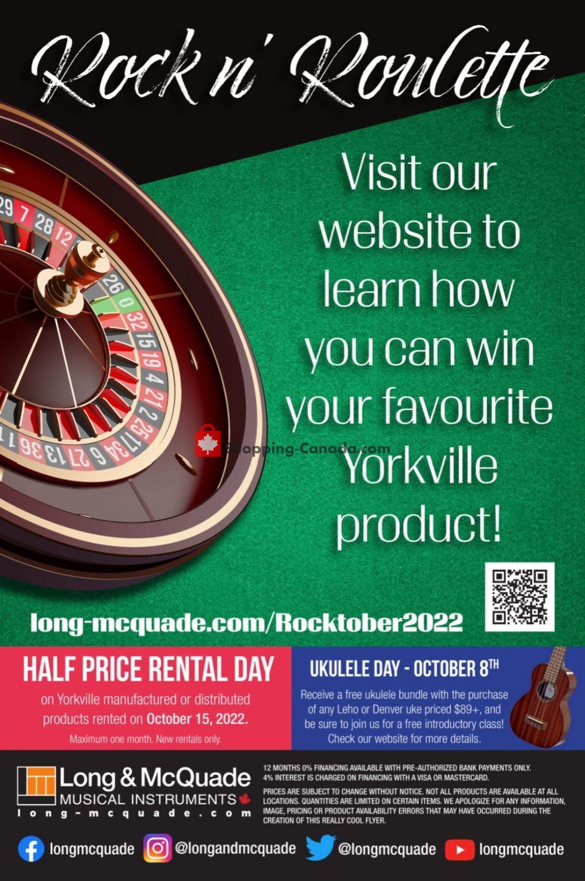 Long & McQuade flyer from Thursday September 29, 2022 to Monday October 31, 2022 - page 36