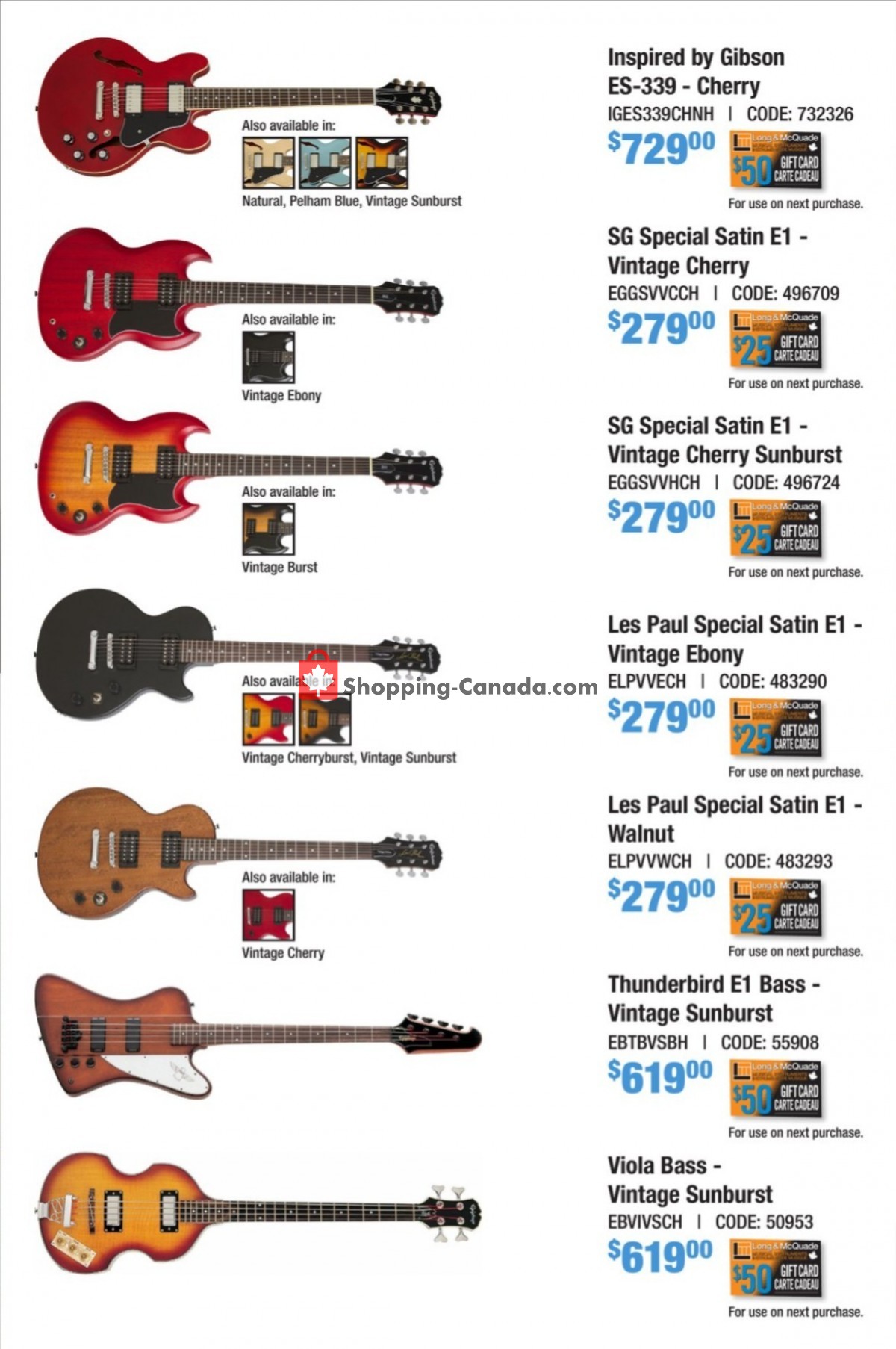 Long & McQuade flyer from Thursday September 29, 2022 to Monday October 31, 2022 - page 9