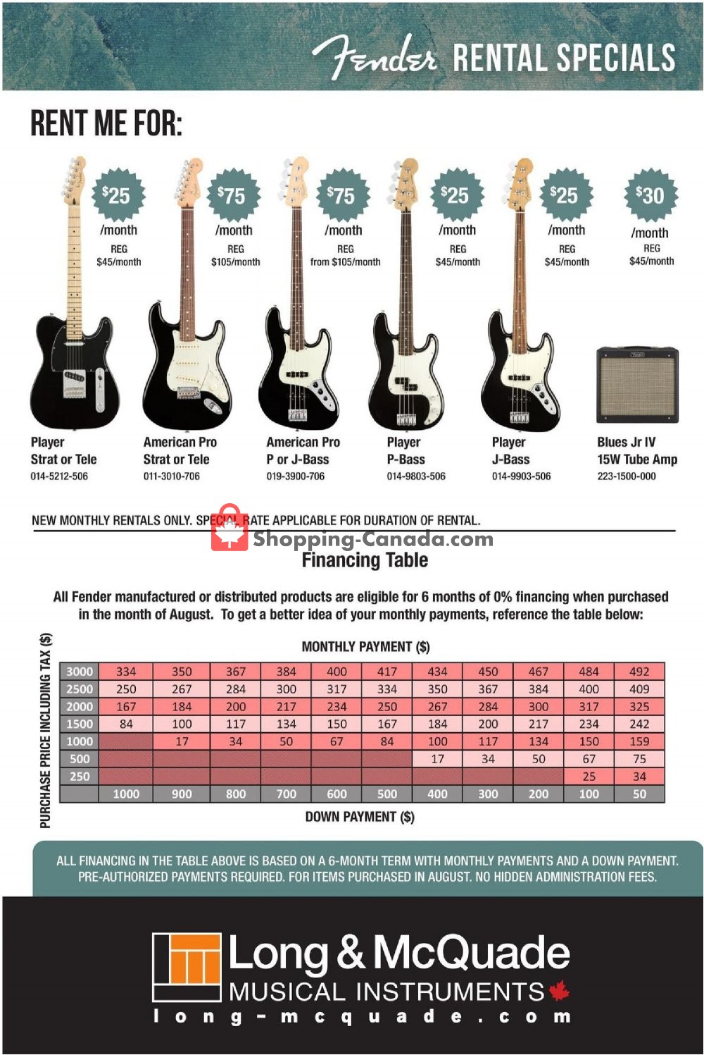 Long & McQuade flyer from Saturday August 1, 2020 to Monday August 31, 2020 - page 11