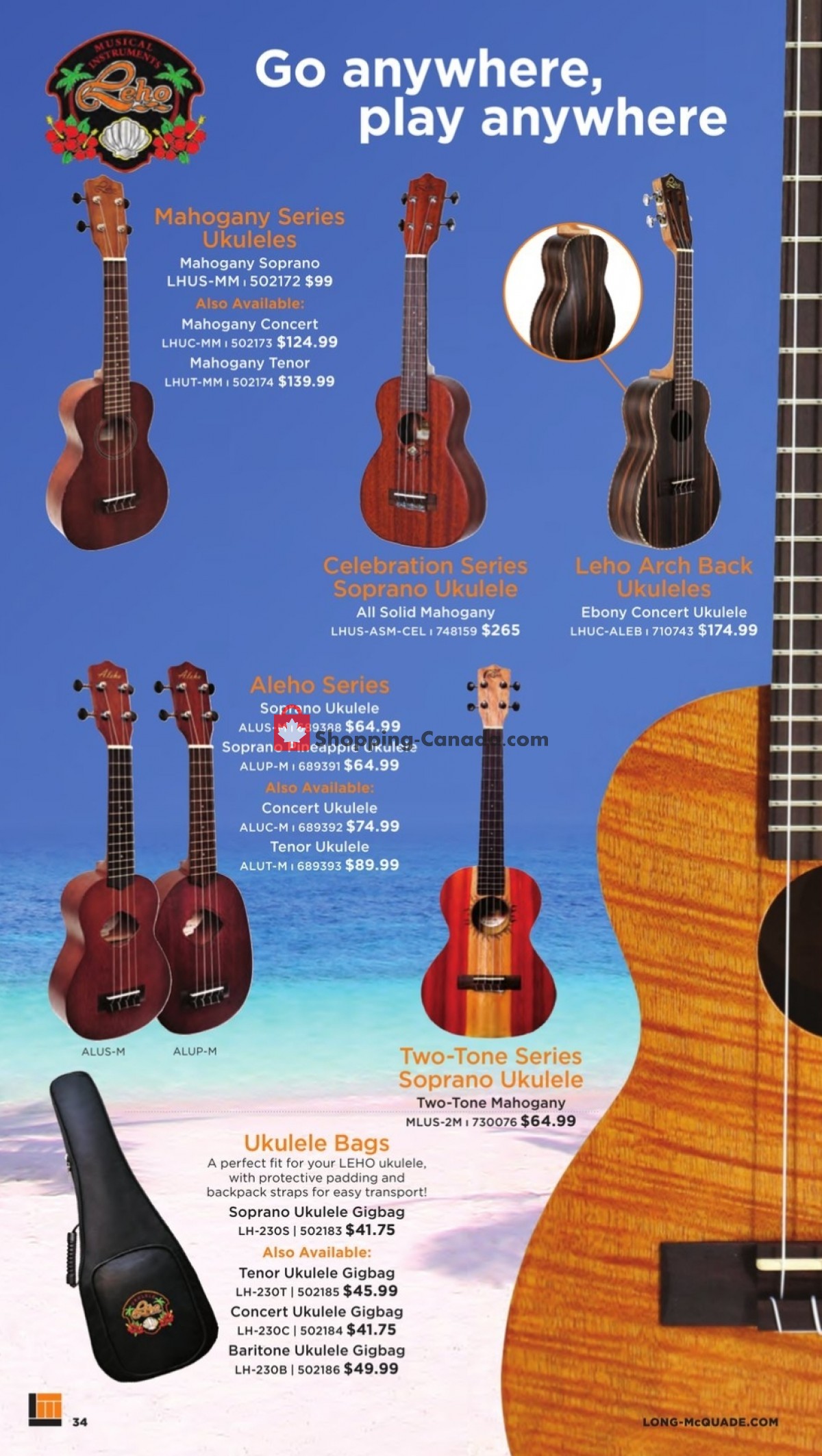 Long & McQuade flyer from Tuesday November 8, 2022 to Monday July 31, 2023 - page 29