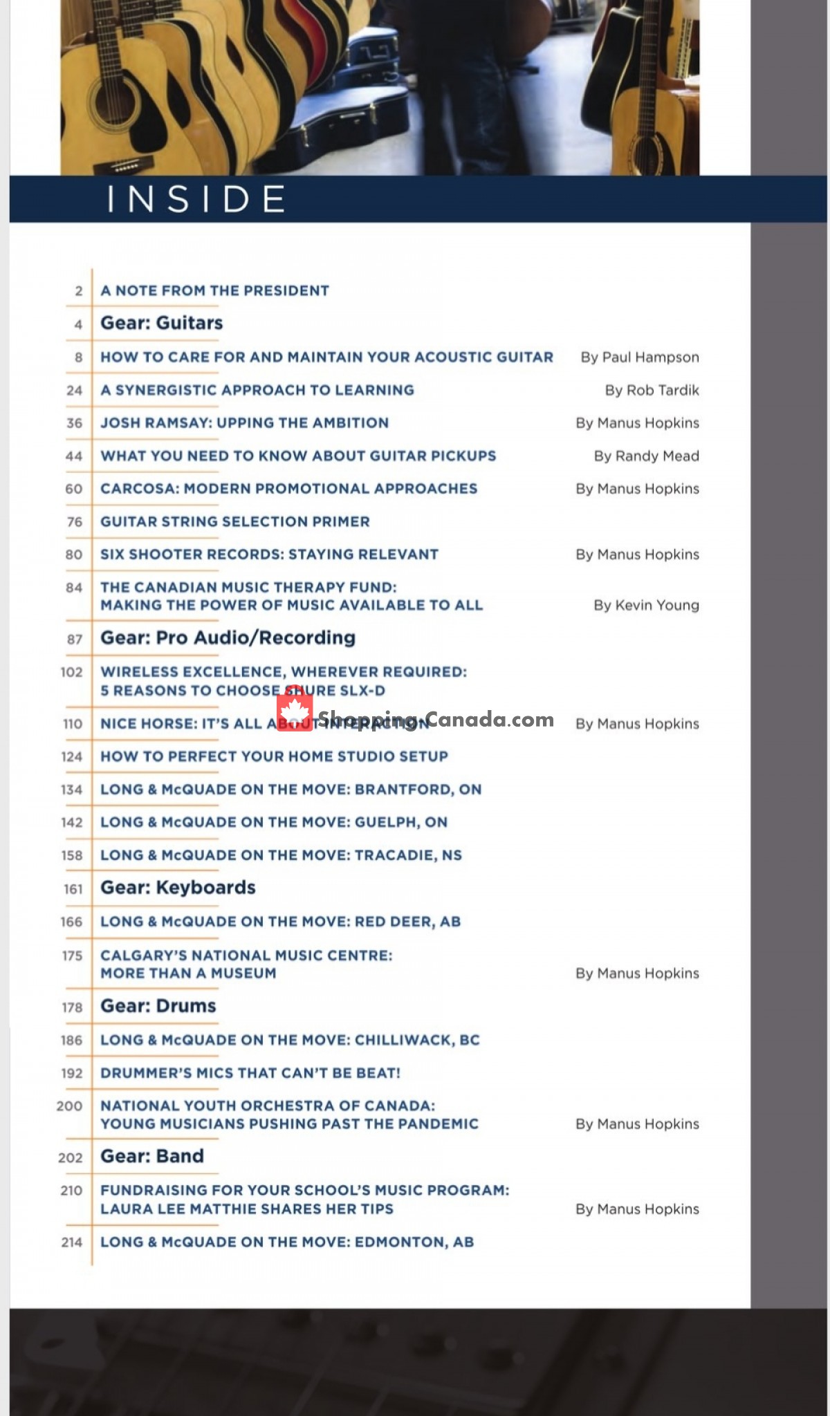 Long & McQuade flyer from Tuesday November 8, 2022 to Monday July 31, 2023 - page 3