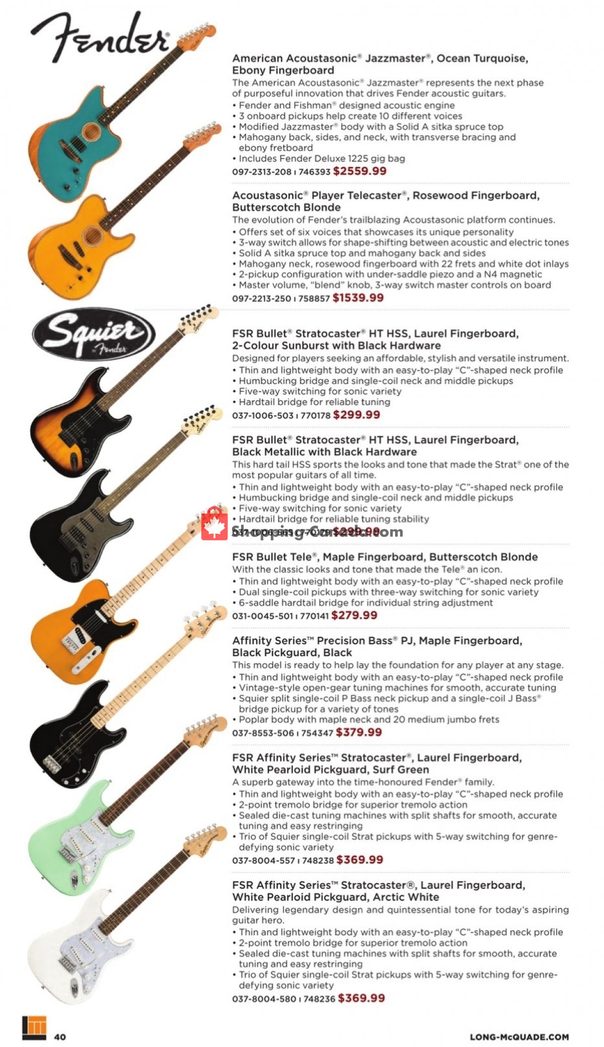 Long & McQuade flyer from Tuesday November 8, 2022 to Monday July 31, 2023 - page 34