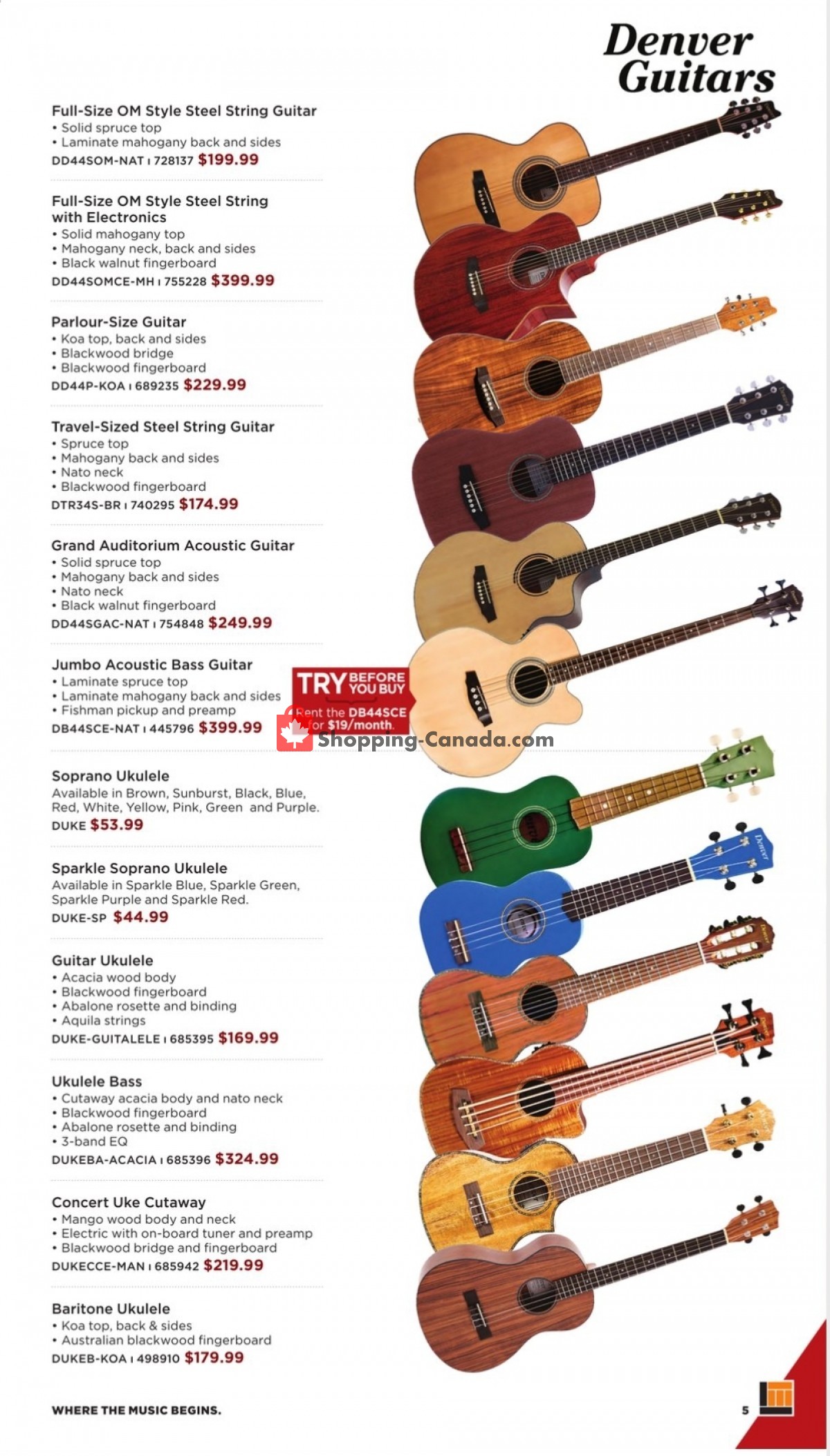 Long & McQuade flyer from Tuesday November 8, 2022 to Monday July 31, 2023 - page 4