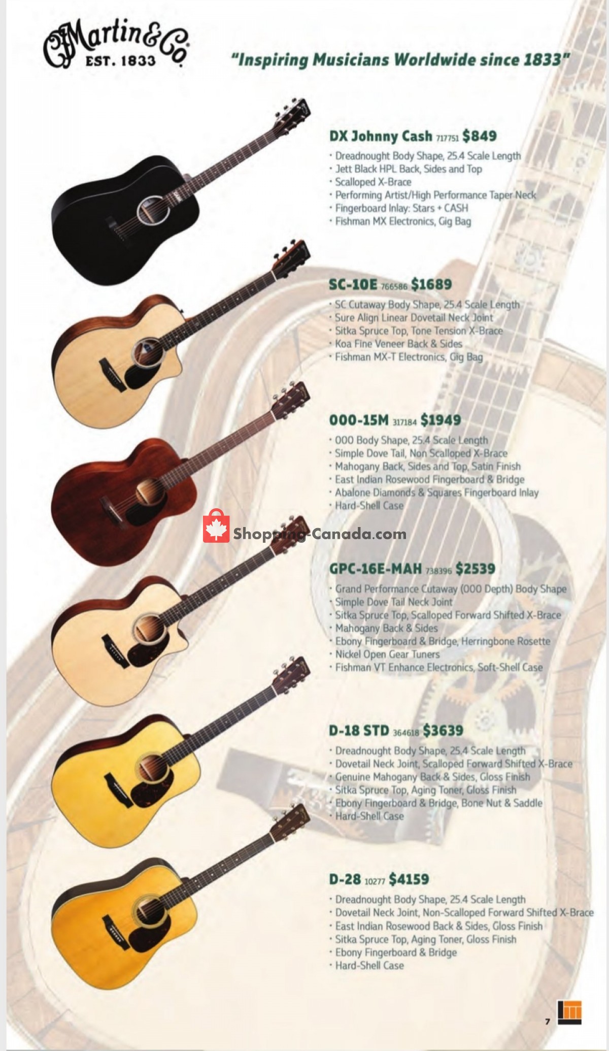 Long & McQuade flyer from Tuesday November 8, 2022 to Monday July 31, 2023 - page 6