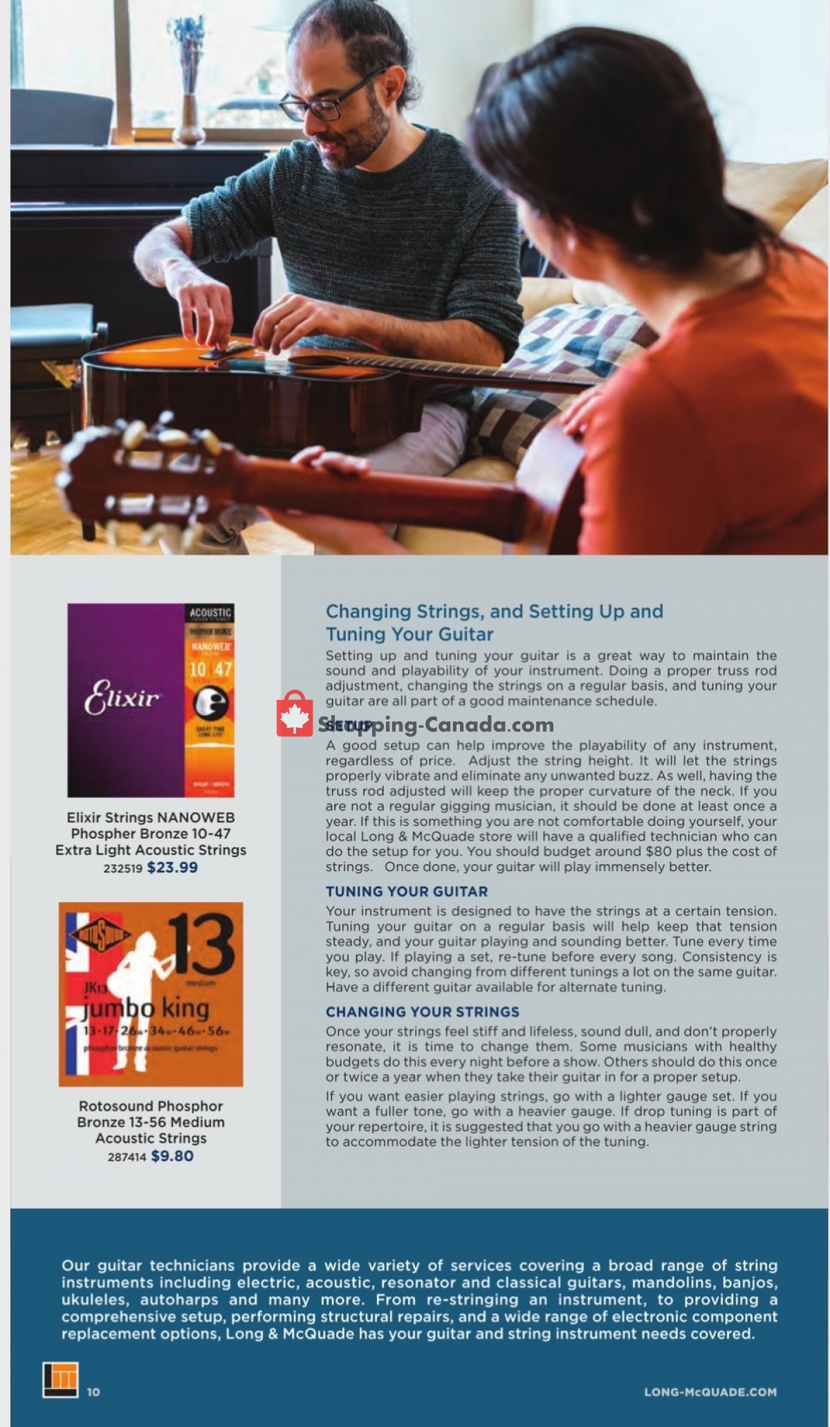 Long & McQuade flyer from Tuesday November 8, 2022 to Monday July 31, 2023 - page 9