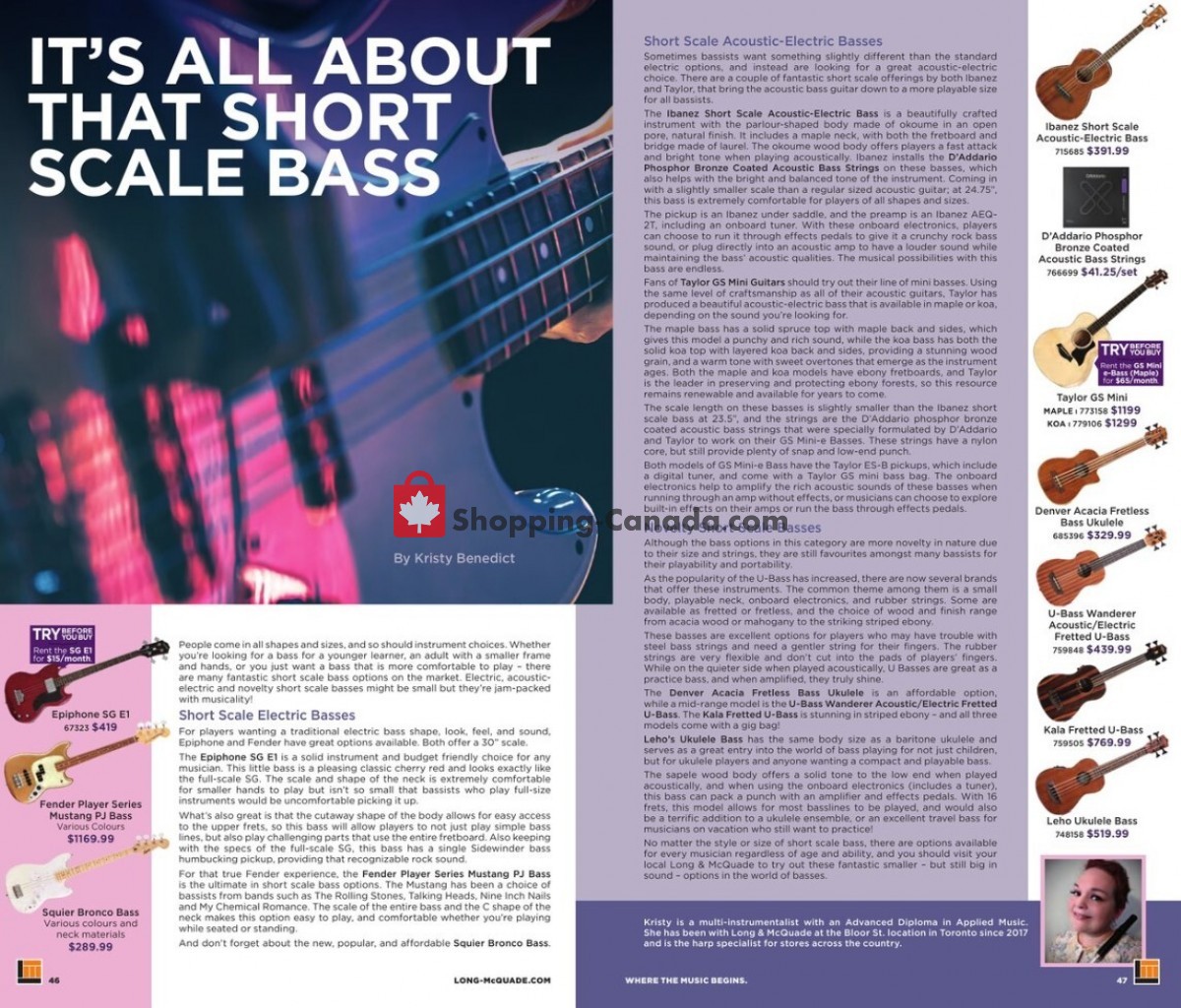Long & McQuade flyer from Sunday October 1, 2023 to Monday July 1, 2024 - page 23
