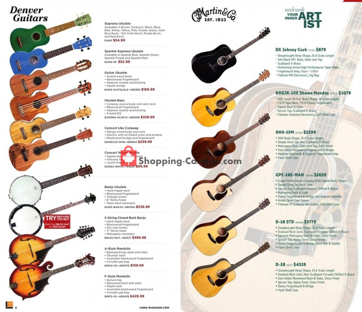 Long & McQuade flyer from Sunday October 1, 2023 to Monday July 1, 2024 - page 4