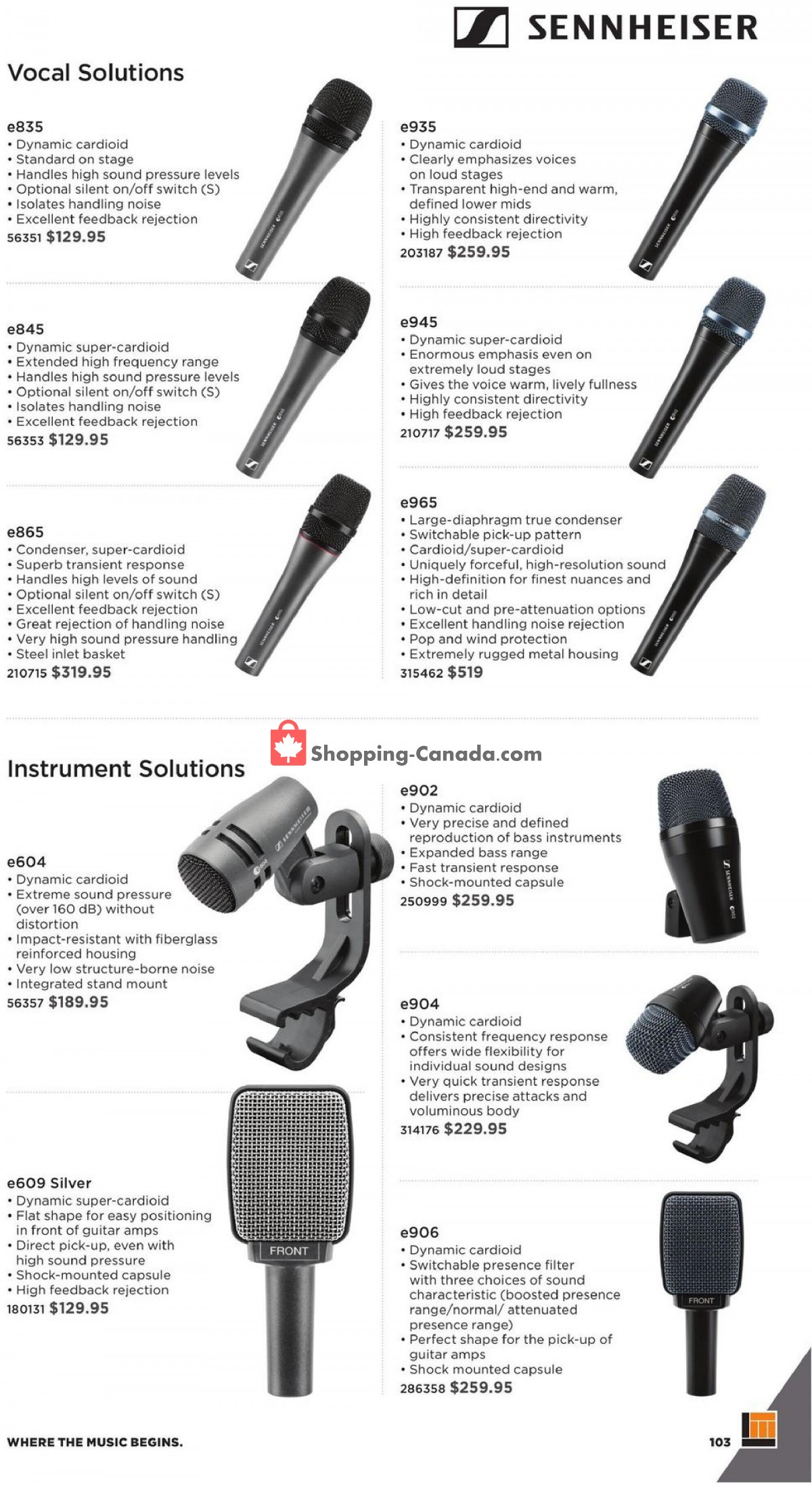 Long & McQuade flyer from Friday October 8, 2021 to Sunday July 31, 2022 - page 103