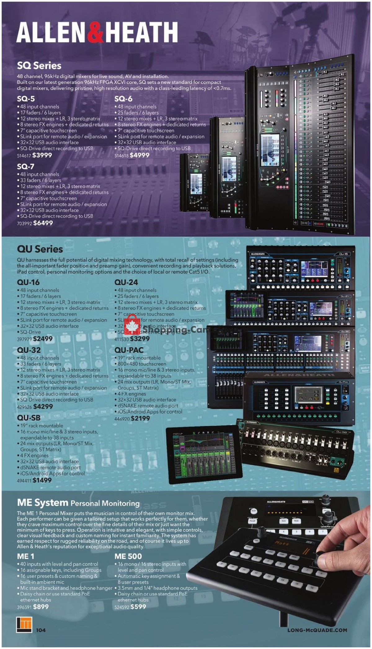 Long & McQuade flyer from Friday October 8, 2021 to Sunday July 31, 2022 - page 104