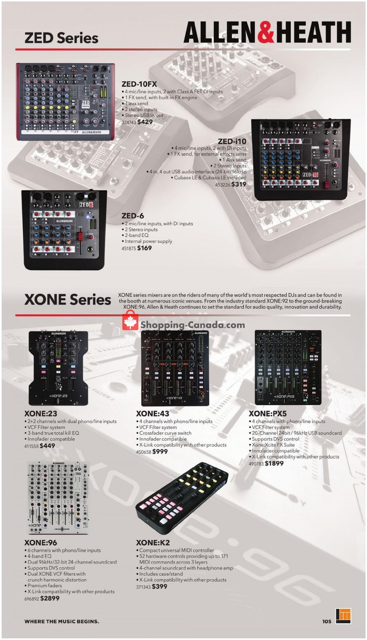 Long & McQuade flyer from Friday October 8, 2021 to Sunday July 31, 2022 - page 105