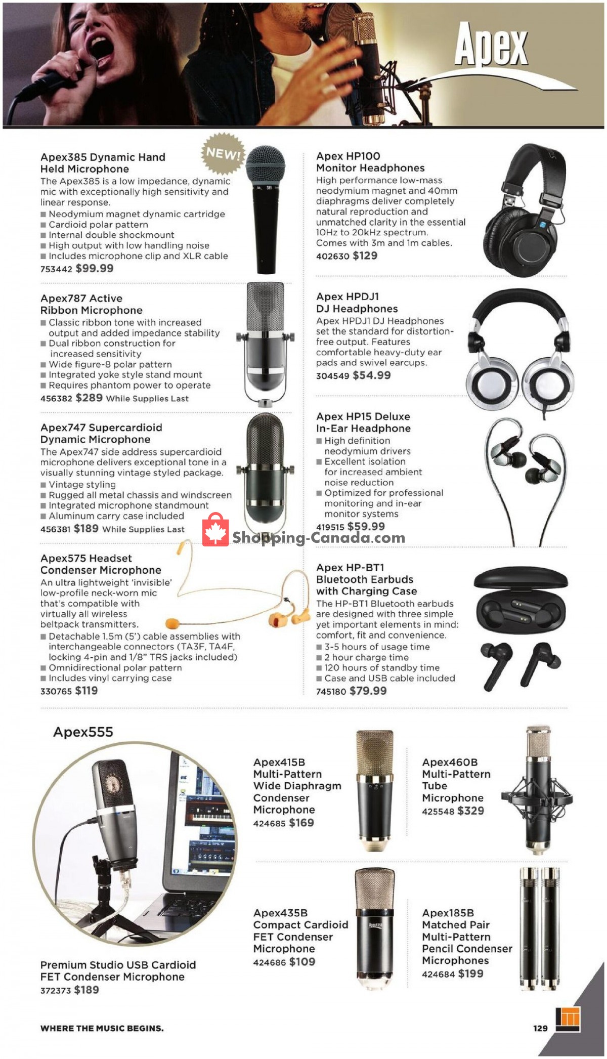 Long & McQuade flyer from Friday October 8, 2021 to Sunday July 31, 2022 - page 129
