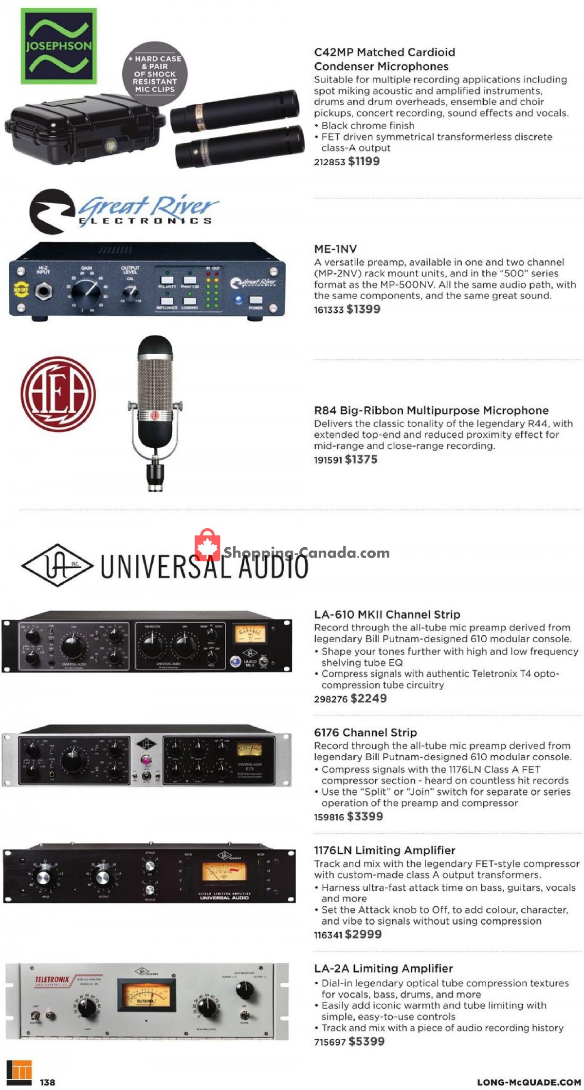 Long & McQuade flyer from Friday October 8, 2021 to Sunday July 31, 2022 - page 138