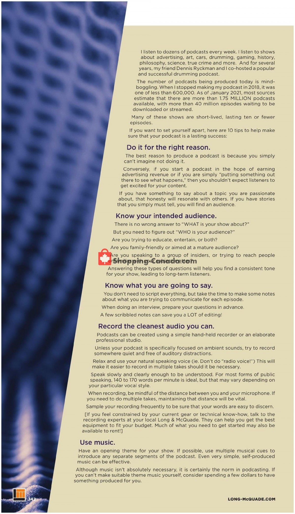 Long & McQuade flyer from Friday October 8, 2021 to Sunday July 31, 2022 - page 142