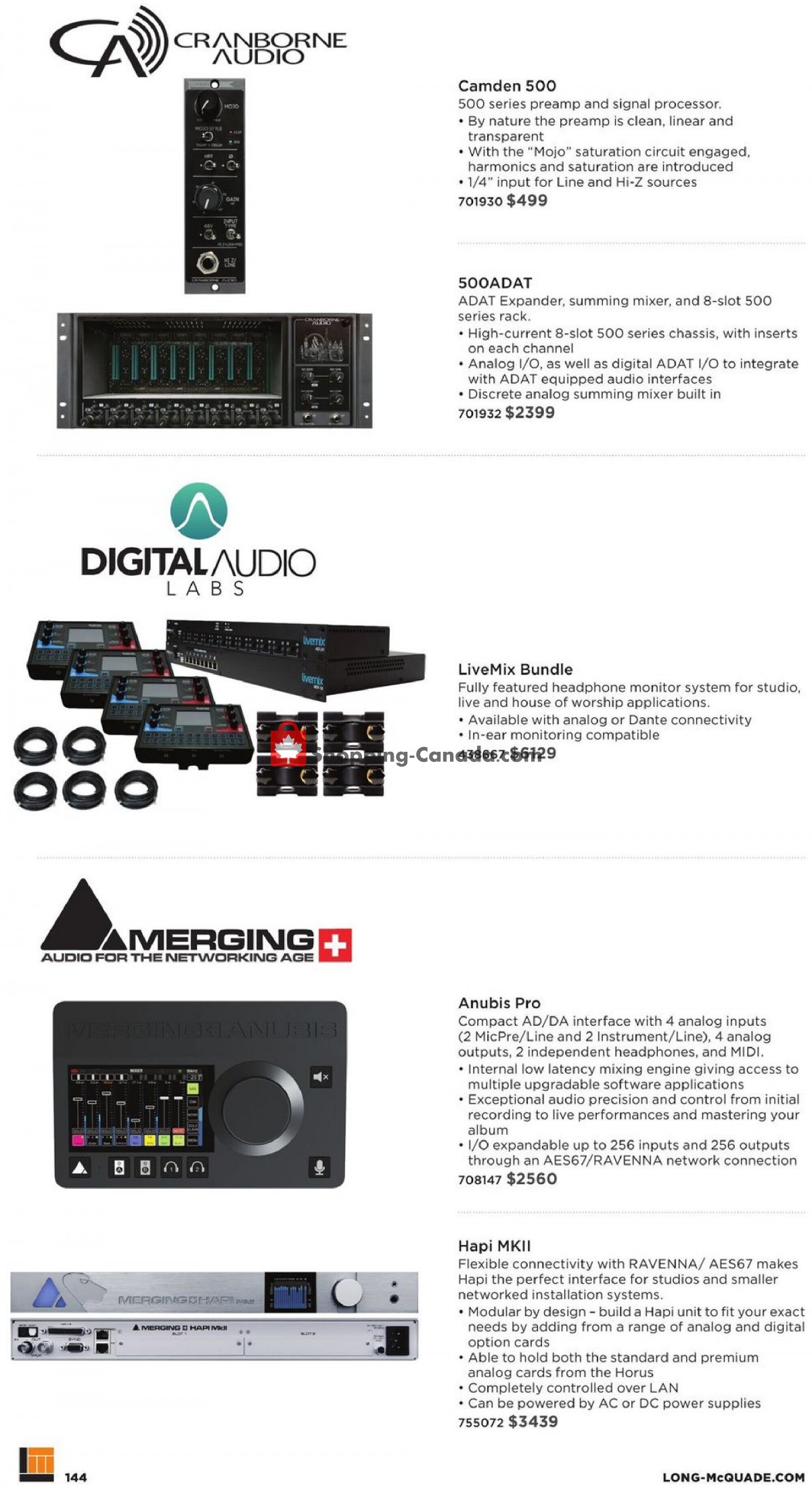 Long & McQuade flyer from Friday October 8, 2021 to Sunday July 31, 2022 - page 144
