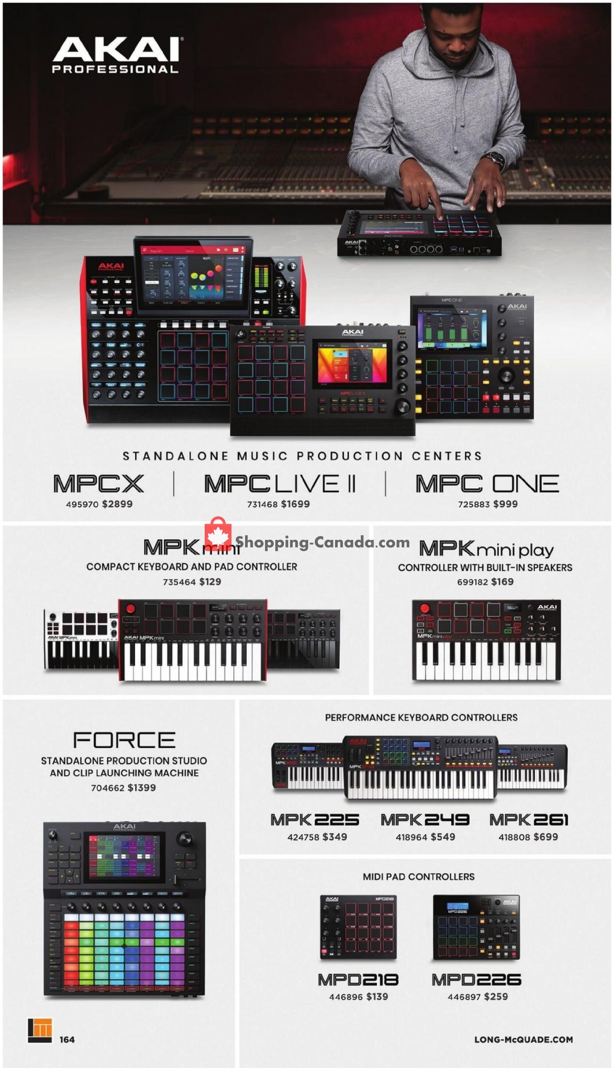 Long & McQuade flyer from Friday October 8, 2021 to Sunday July 31, 2022 - page 164
