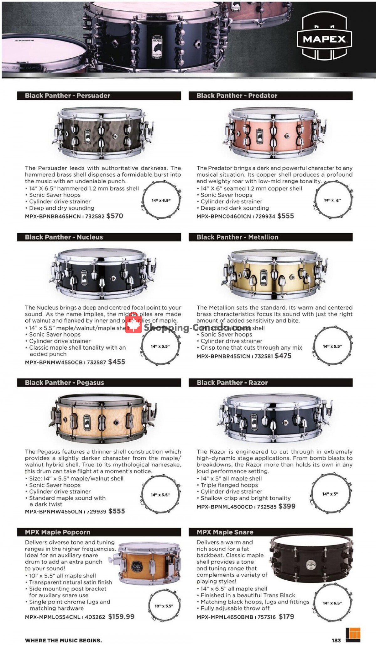 Long & McQuade flyer from Friday October 8, 2021 to Sunday July 31, 2022 - page 183