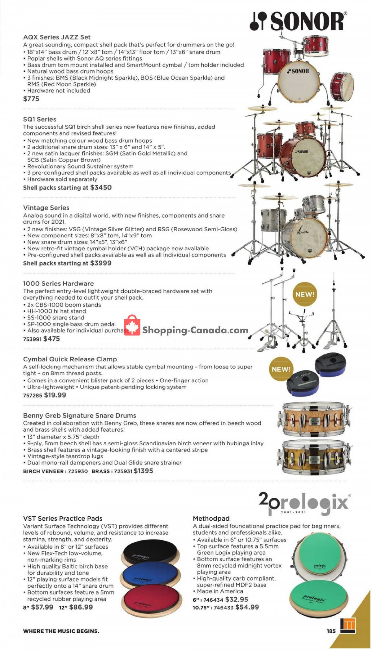 Long & McQuade flyer from Friday October 8, 2021 to Sunday July 31, 2022 - page 185