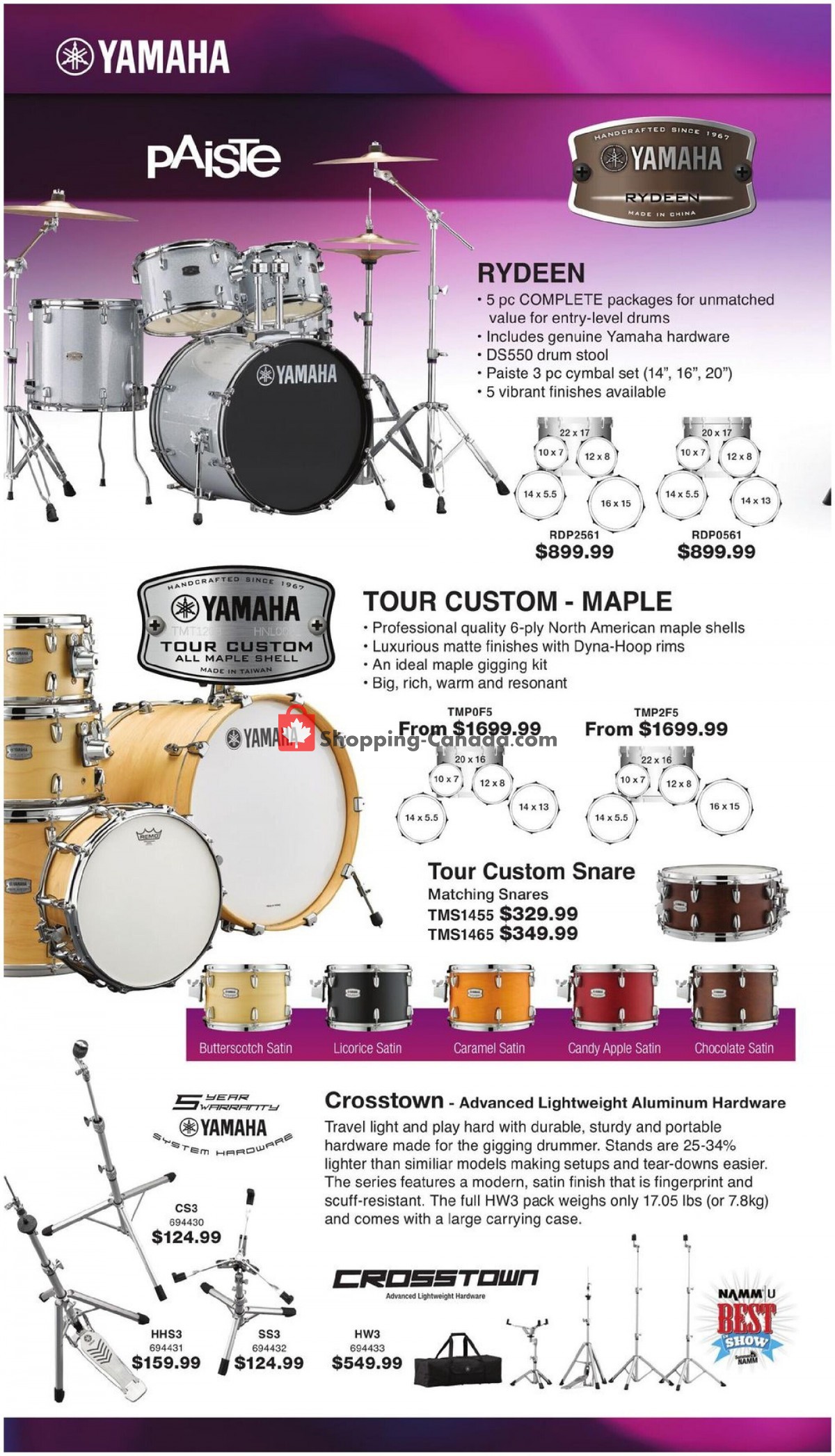 Long & McQuade flyer from Friday October 8, 2021 to Sunday July 31, 2022 - page 186