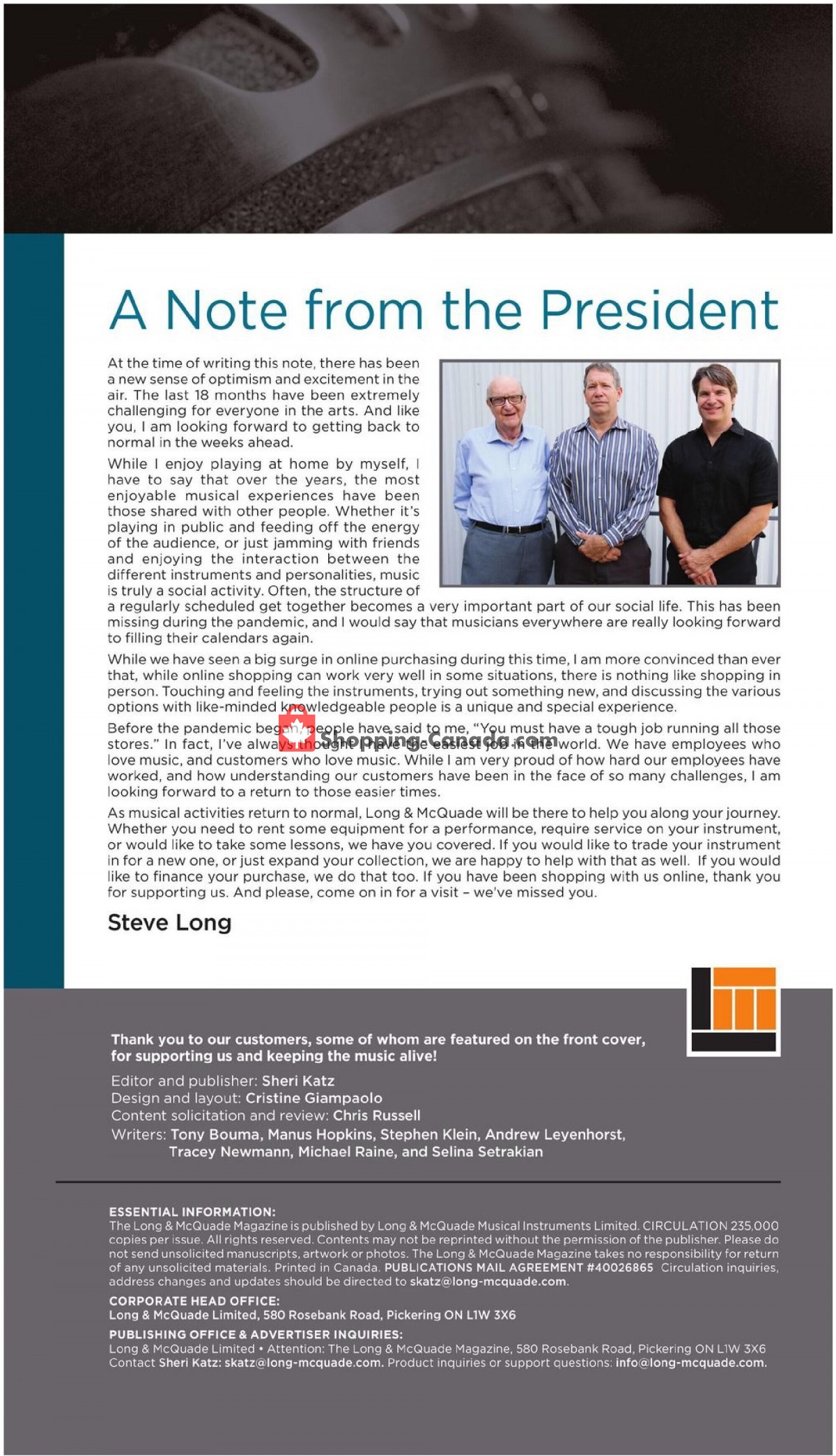 Long & McQuade flyer from Friday October 8, 2021 to Sunday July 31, 2022 - page 2