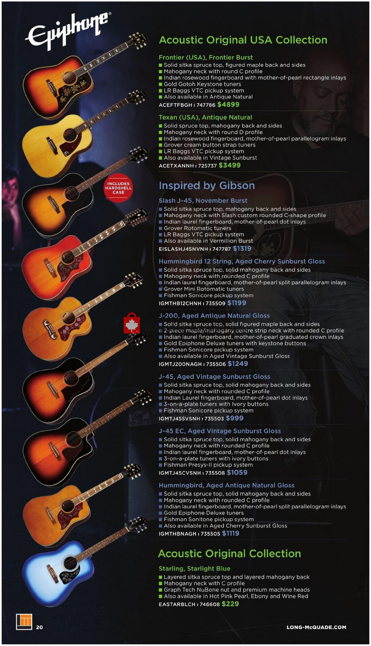 Long & McQuade flyer from Friday October 8, 2021 to Sunday July 31, 2022 - page 20