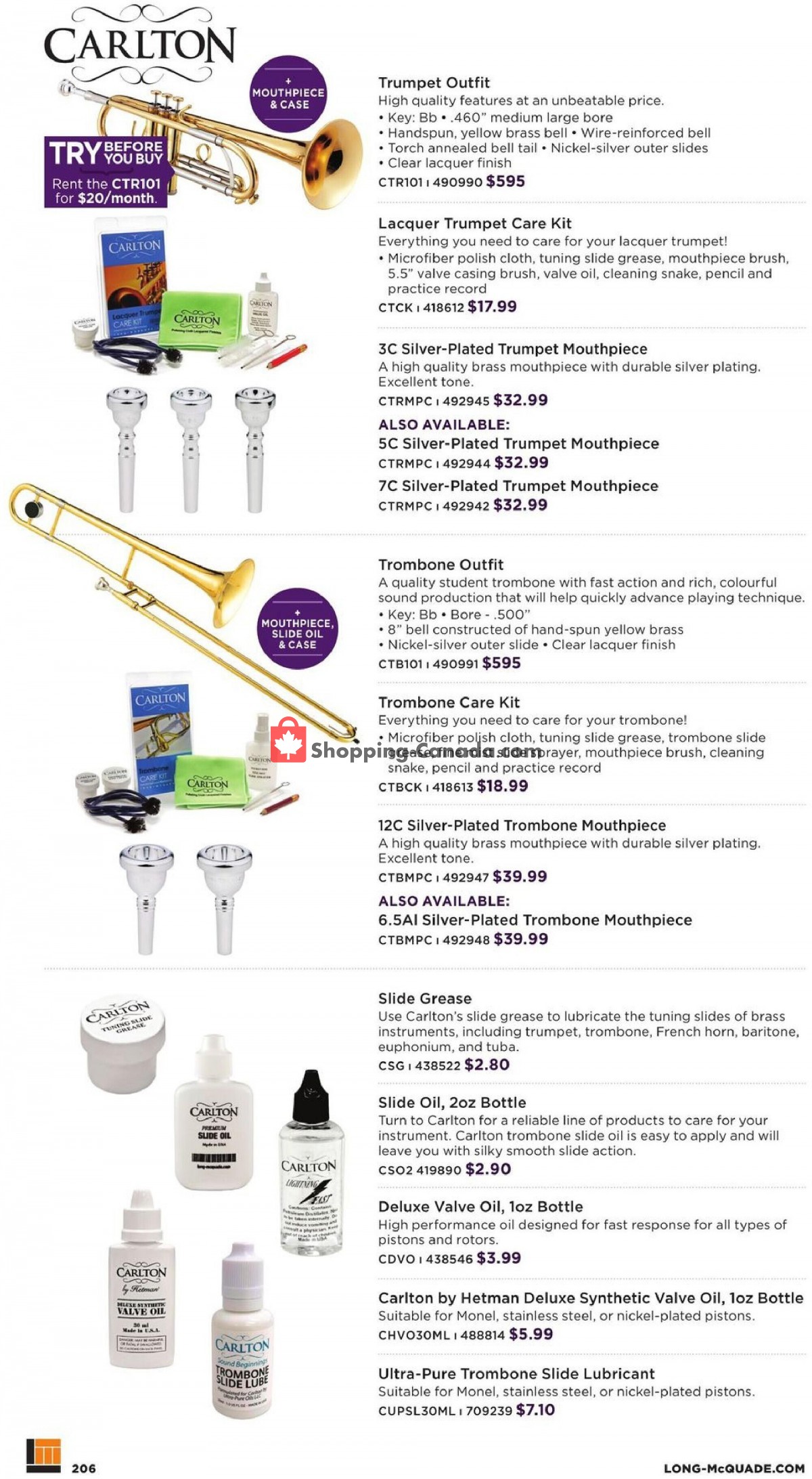 Long & McQuade flyer from Friday October 8, 2021 to Sunday July 31, 2022 - page 206