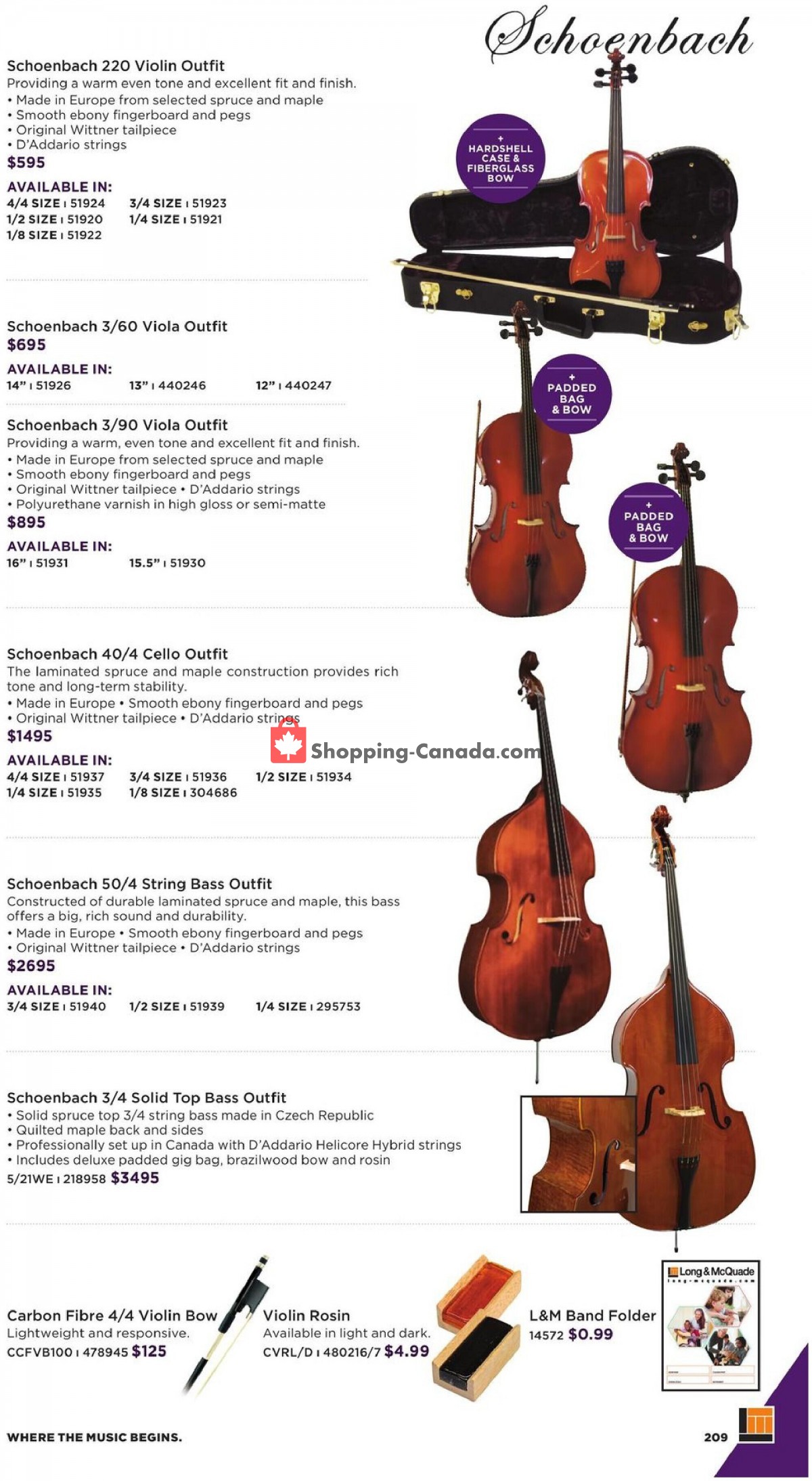 Long & McQuade flyer from Friday October 8, 2021 to Sunday July 31, 2022 - page 209