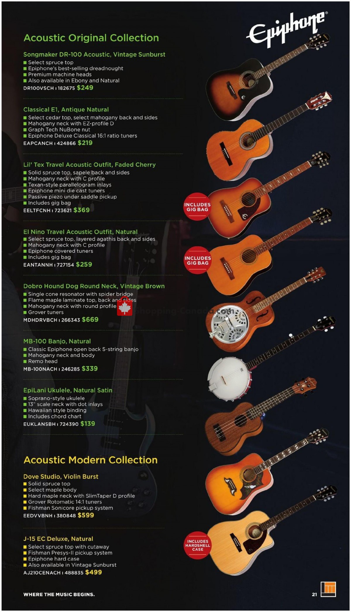 Long & McQuade flyer from Friday October 8, 2021 to Sunday July 31, 2022 - page 21