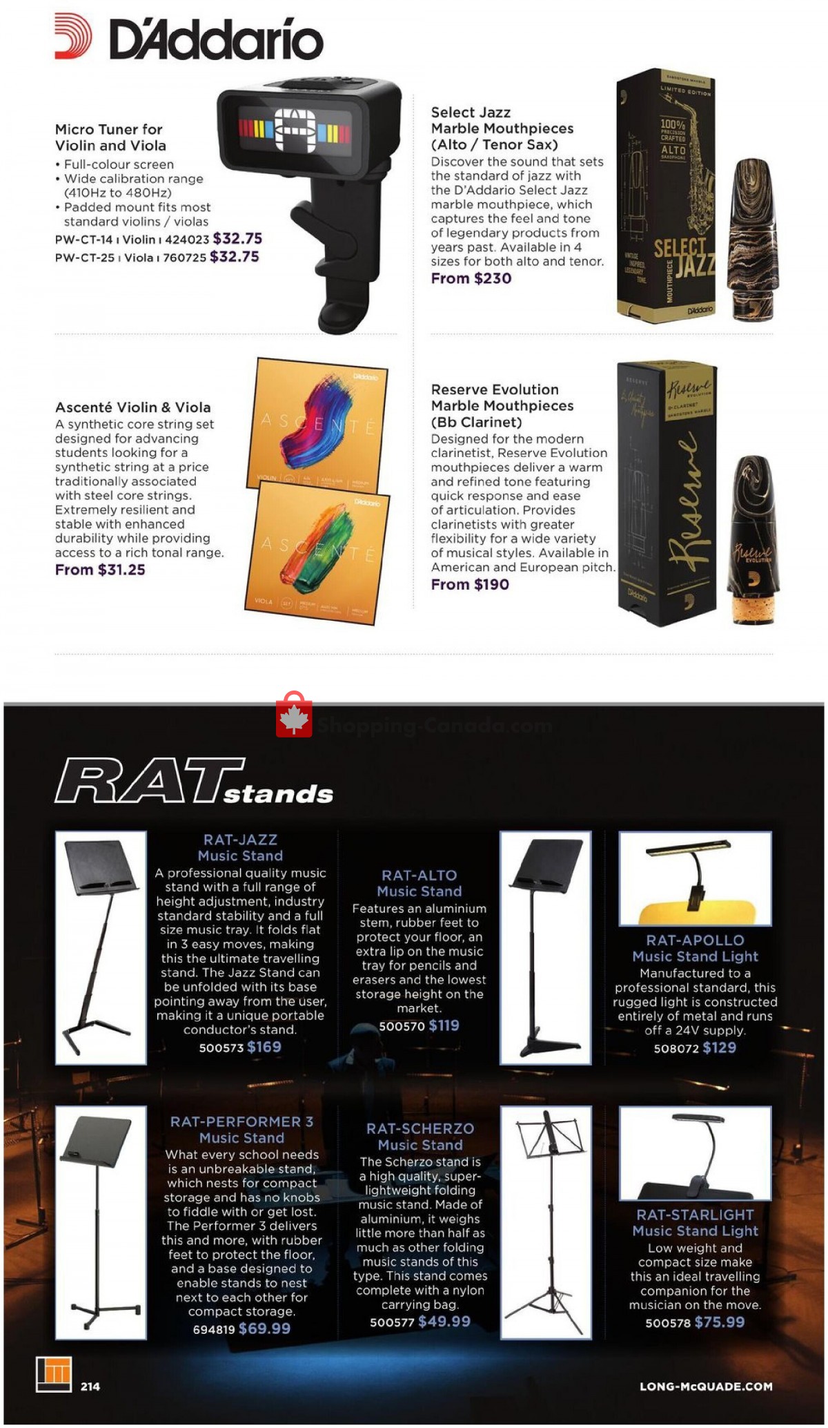 Long & McQuade flyer from Friday October 8, 2021 to Sunday July 31, 2022 - page 214