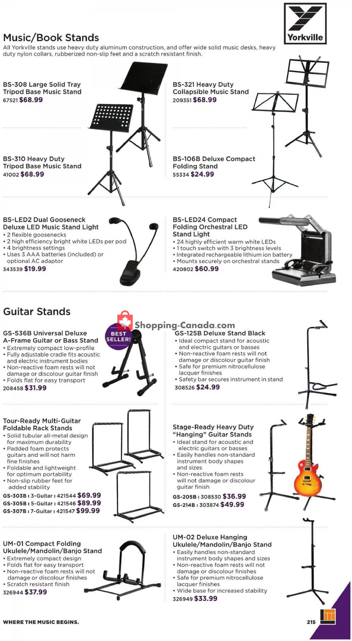 Long & McQuade flyer from Friday October 8, 2021 to Sunday July 31, 2022 - page 215
