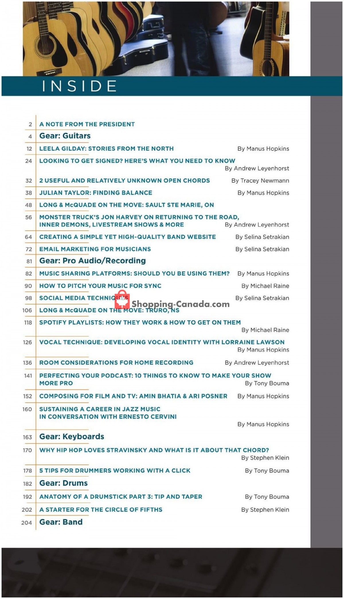 Long & McQuade flyer from Friday October 8, 2021 to Sunday July 31, 2022 - page 3