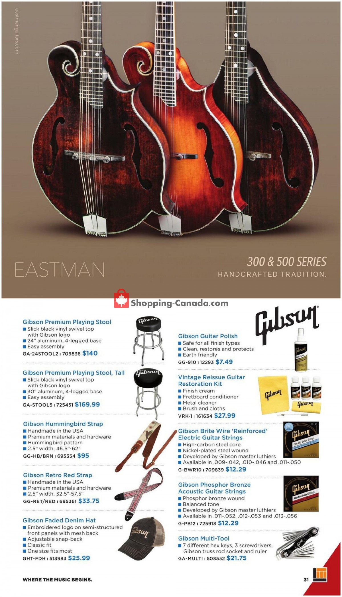 Long & McQuade flyer from Friday October 8, 2021 to Sunday July 31, 2022 - page 31