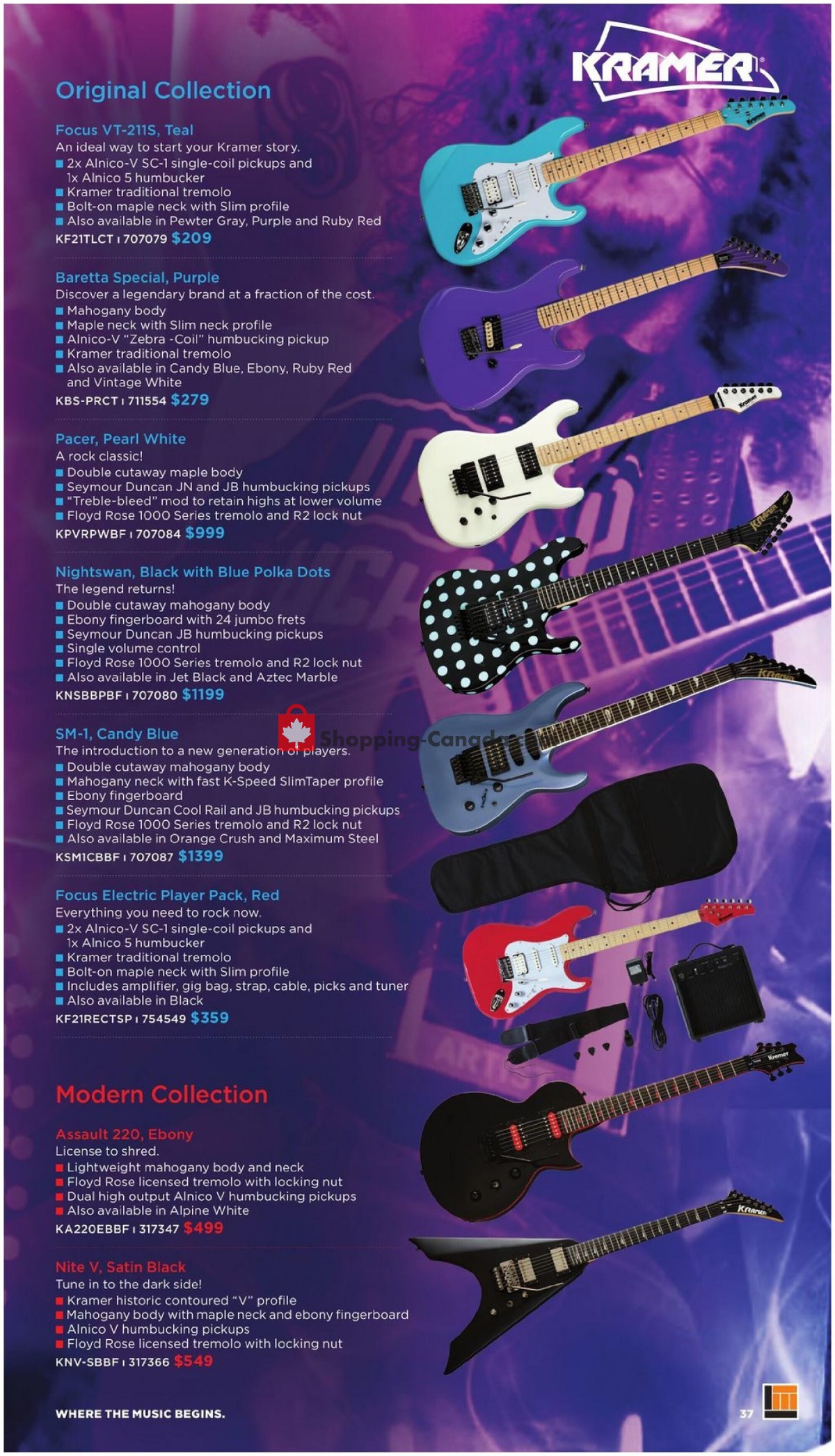 Long & McQuade flyer from Friday October 8, 2021 to Sunday July 31, 2022 - page 37