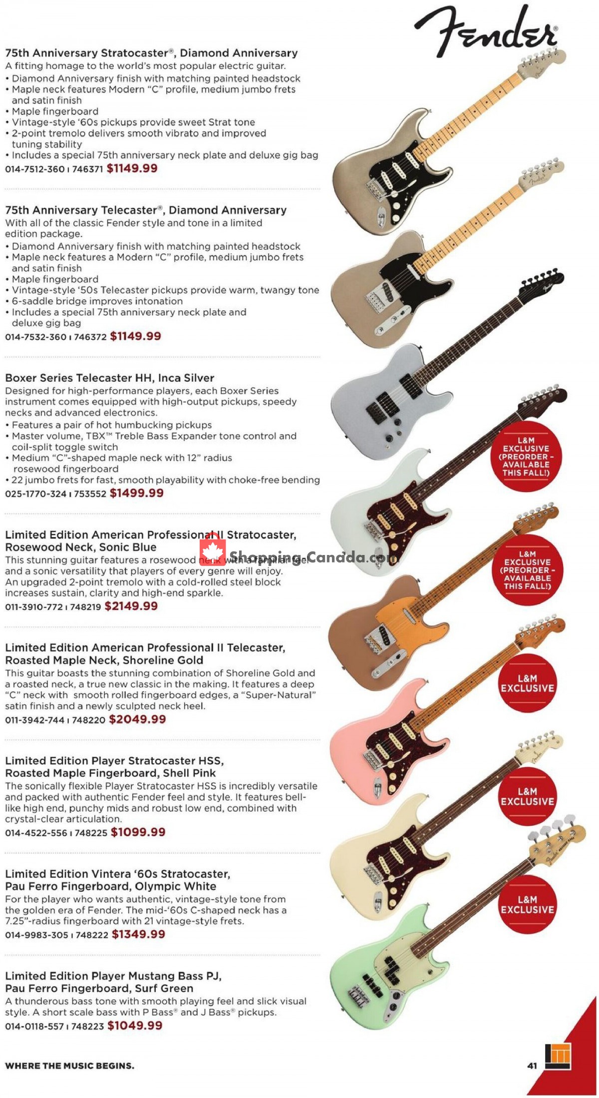 Long & McQuade flyer from Friday October 8, 2021 to Sunday July 31, 2022 - page 41