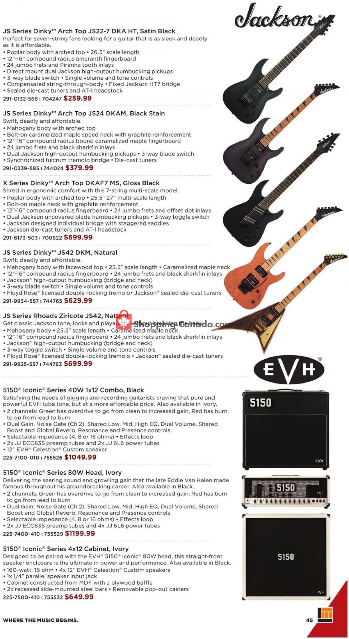 Long & McQuade flyer from Friday October 8, 2021 to Sunday July 31, 2022 - page 45