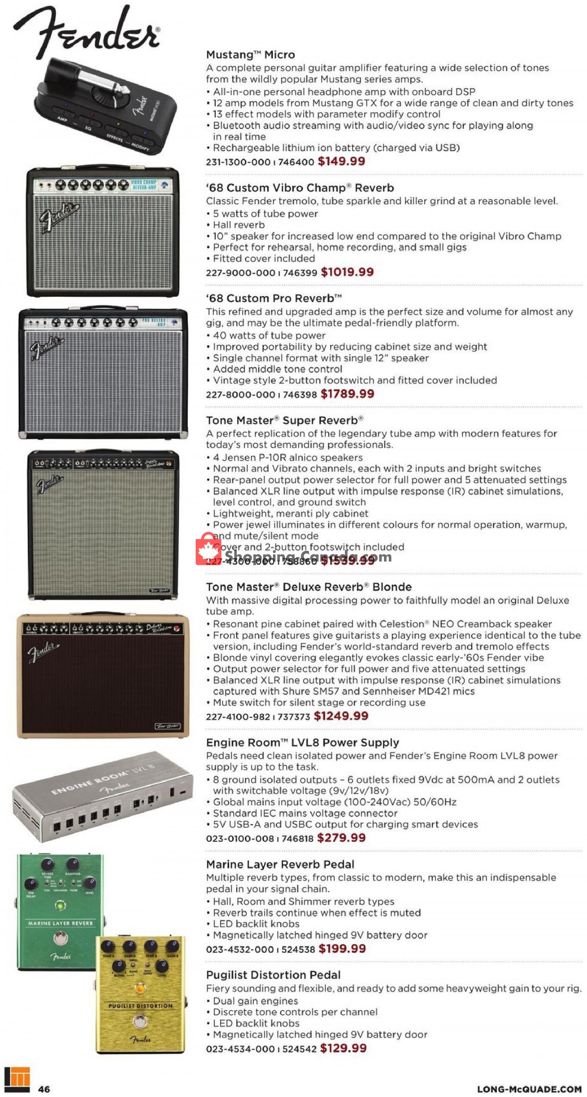 Long & McQuade flyer from Friday October 8, 2021 to Sunday July 31, 2022 - page 46