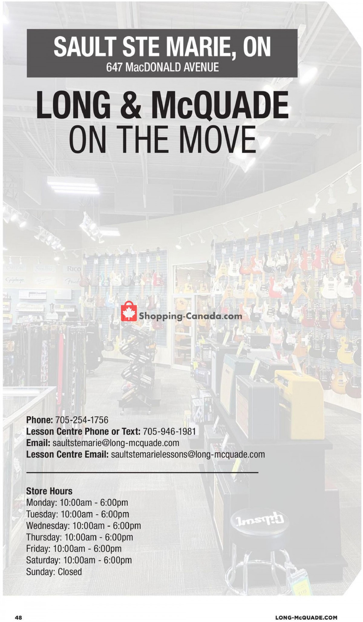 Long & McQuade flyer from Friday October 8, 2021 to Sunday July 31, 2022 - page 48