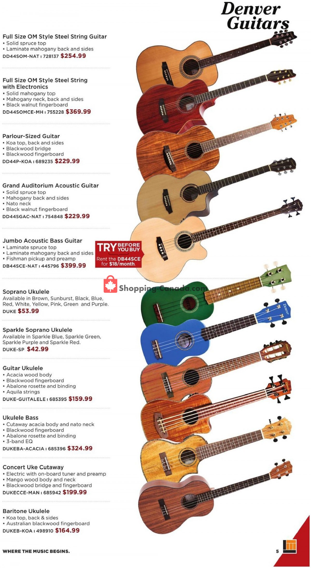 Long & McQuade flyer from Friday October 8, 2021 to Sunday July 31, 2022 - page 5