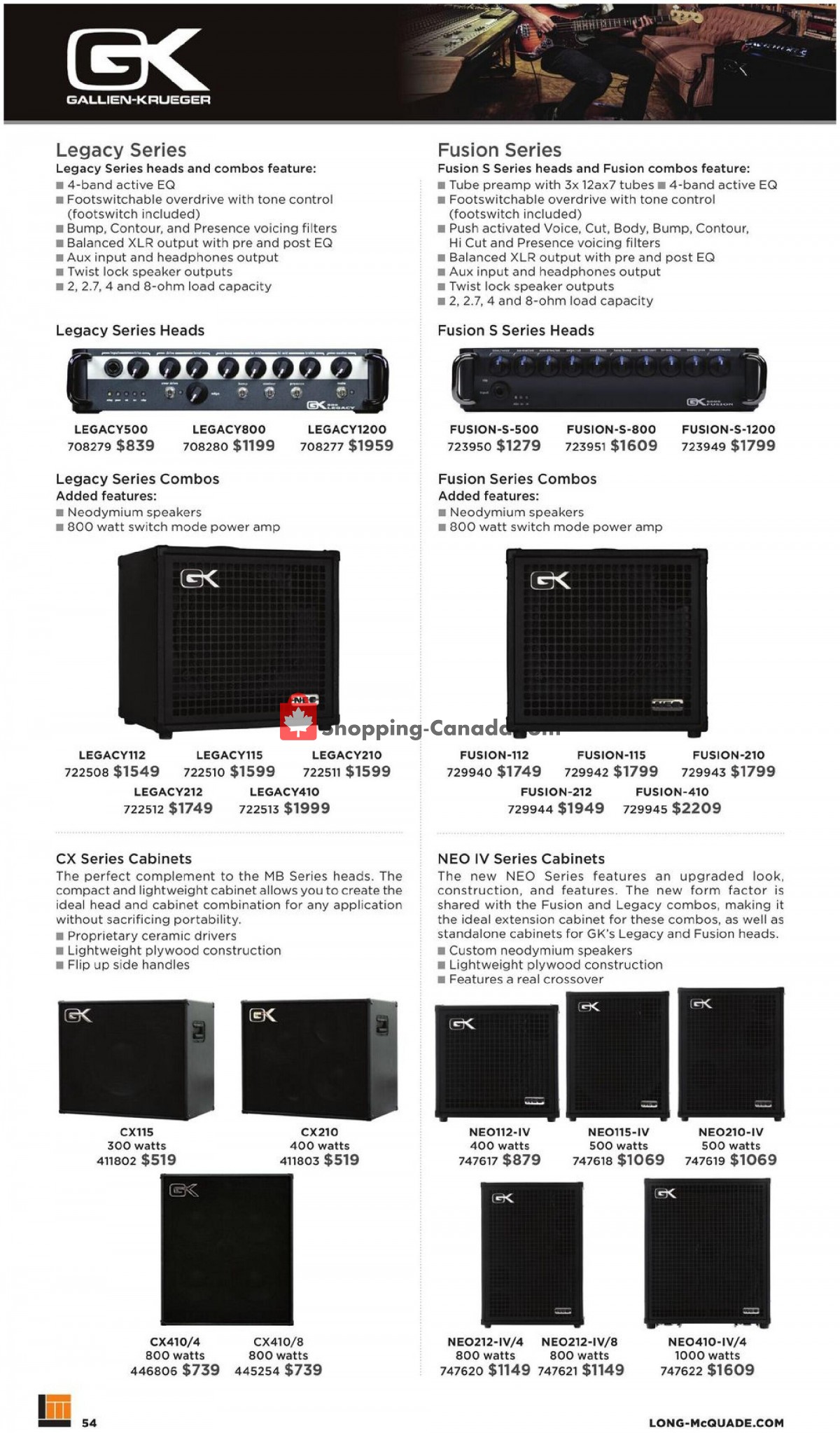 Long & McQuade flyer from Friday October 8, 2021 to Sunday July 31, 2022 - page 54