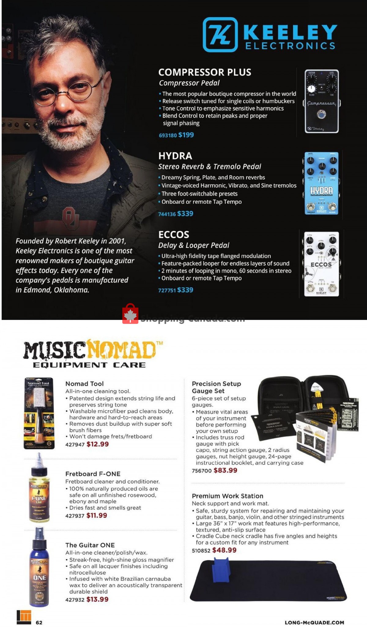 Long & McQuade flyer from Friday October 8, 2021 to Sunday July 31, 2022 - page 62