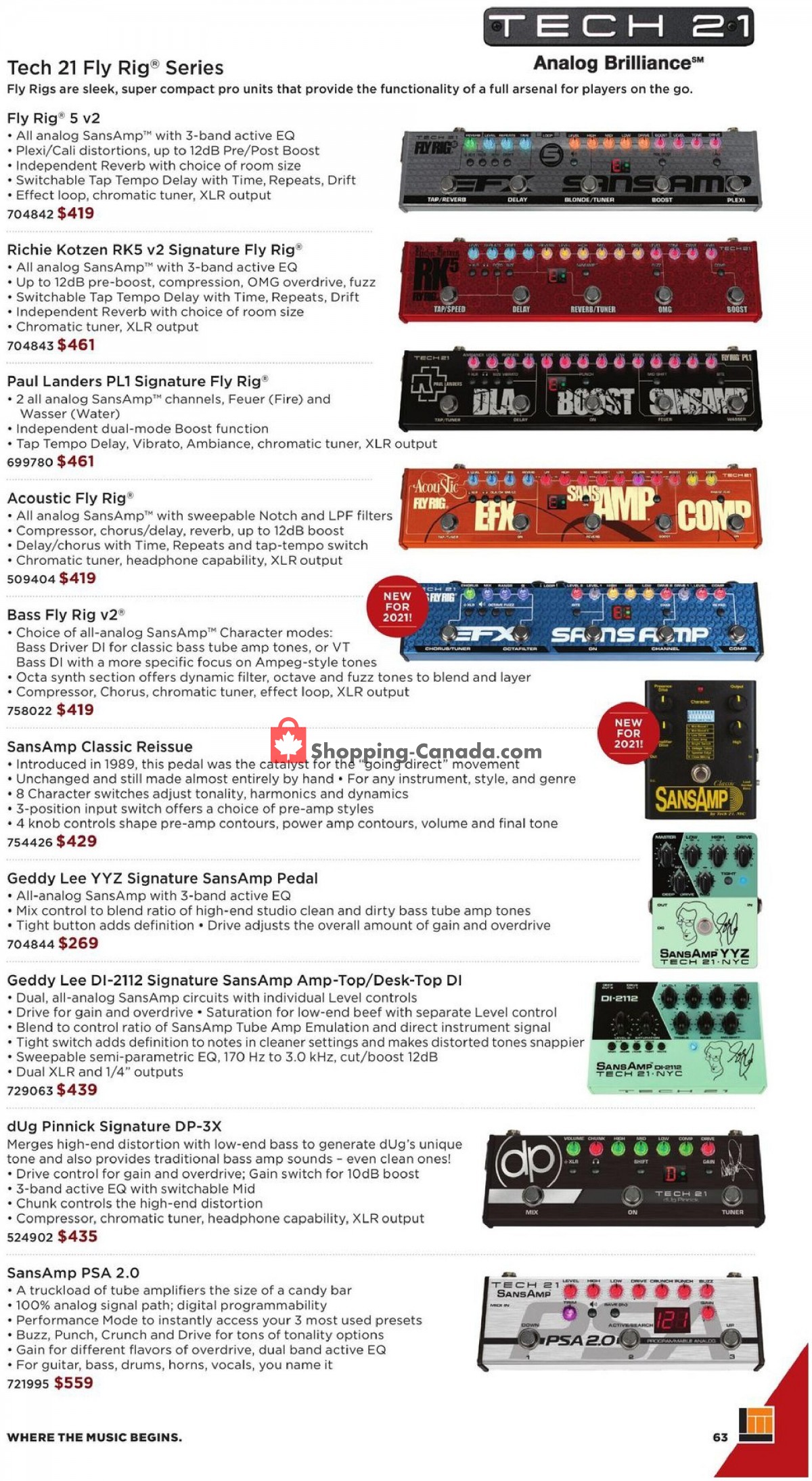 Long & McQuade flyer from Friday October 8, 2021 to Sunday July 31, 2022 - page 63