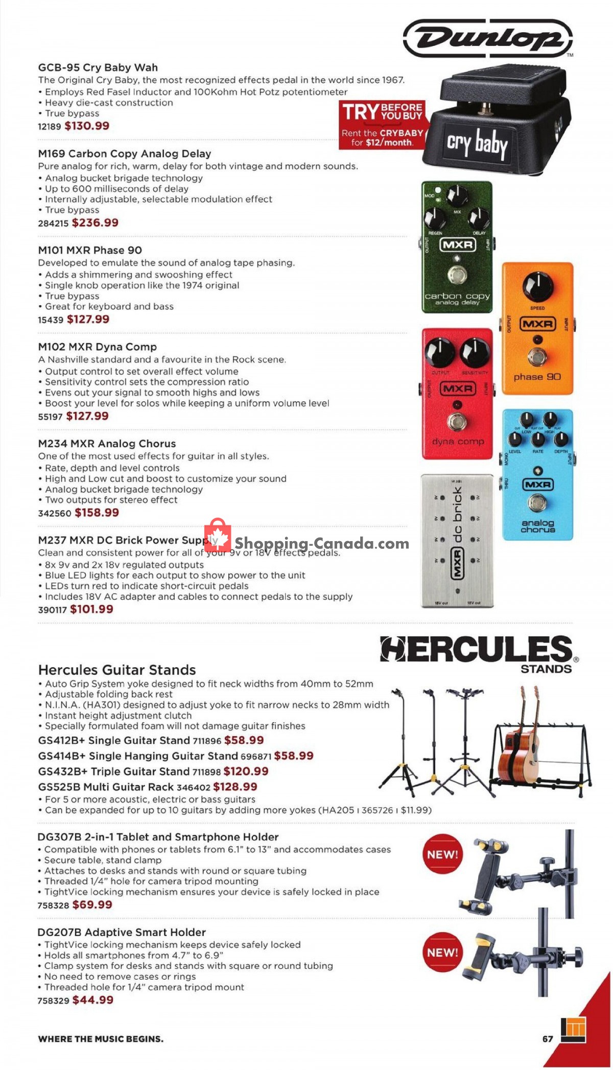 Long & McQuade flyer from Friday October 8, 2021 to Sunday July 31, 2022 - page 67