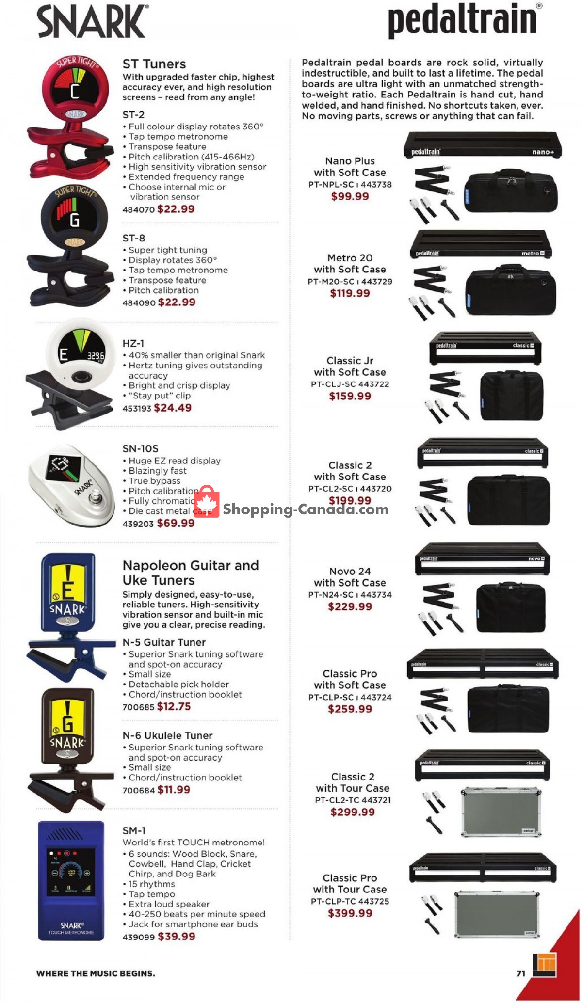 Long & McQuade flyer from Friday October 8, 2021 to Sunday July 31, 2022 - page 71