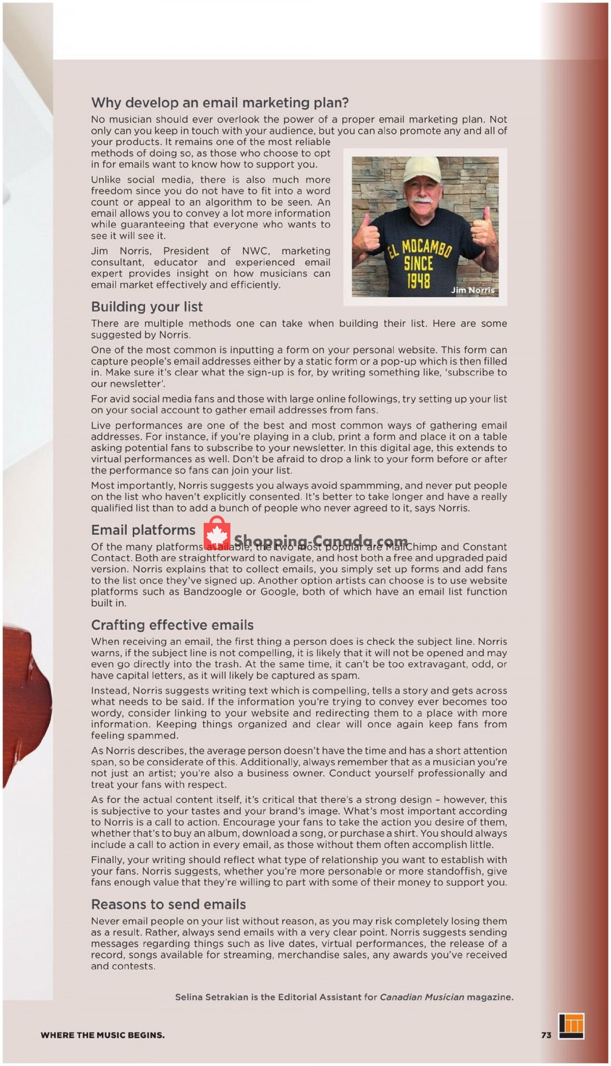 Long & McQuade flyer from Friday October 8, 2021 to Sunday July 31, 2022 - page 73